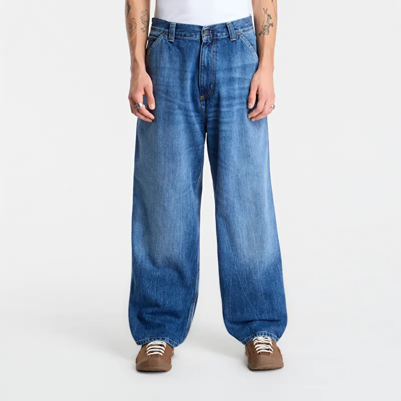 Jeans Carhartt WIP OG Single Knee Pant Blue Marble Used Wash