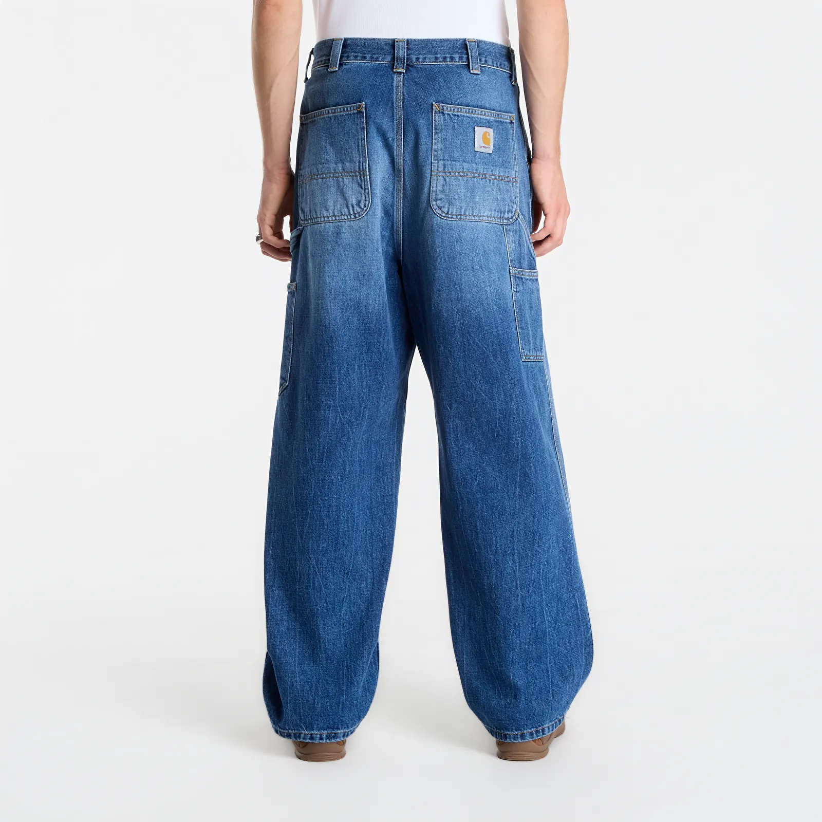 Men's jeans Carhartt WIP OG Single Knee Pant Blue Marble Used Wash