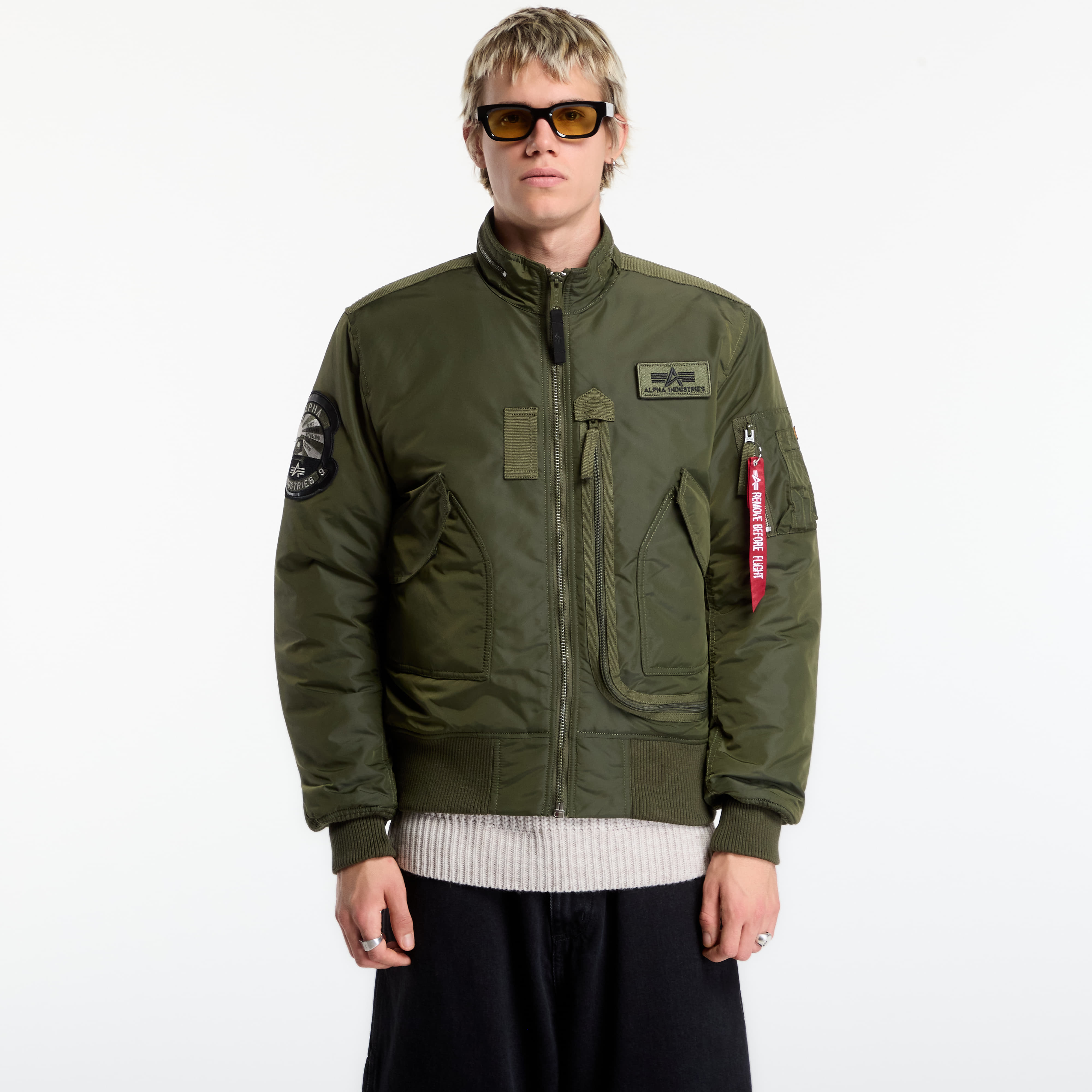 Яке Alpha Industries Engine Dark Green/ Dark Green XL