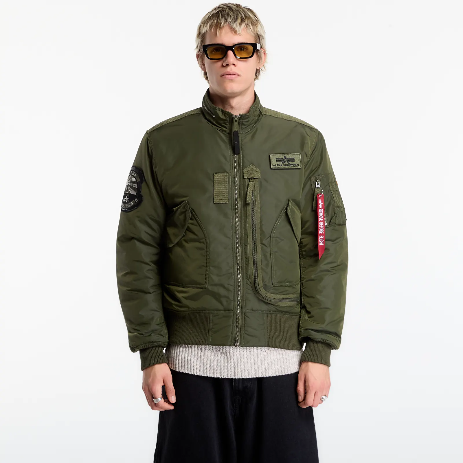 Мъжки якета Alpha Industries Engine Dark Green/ Dark Green