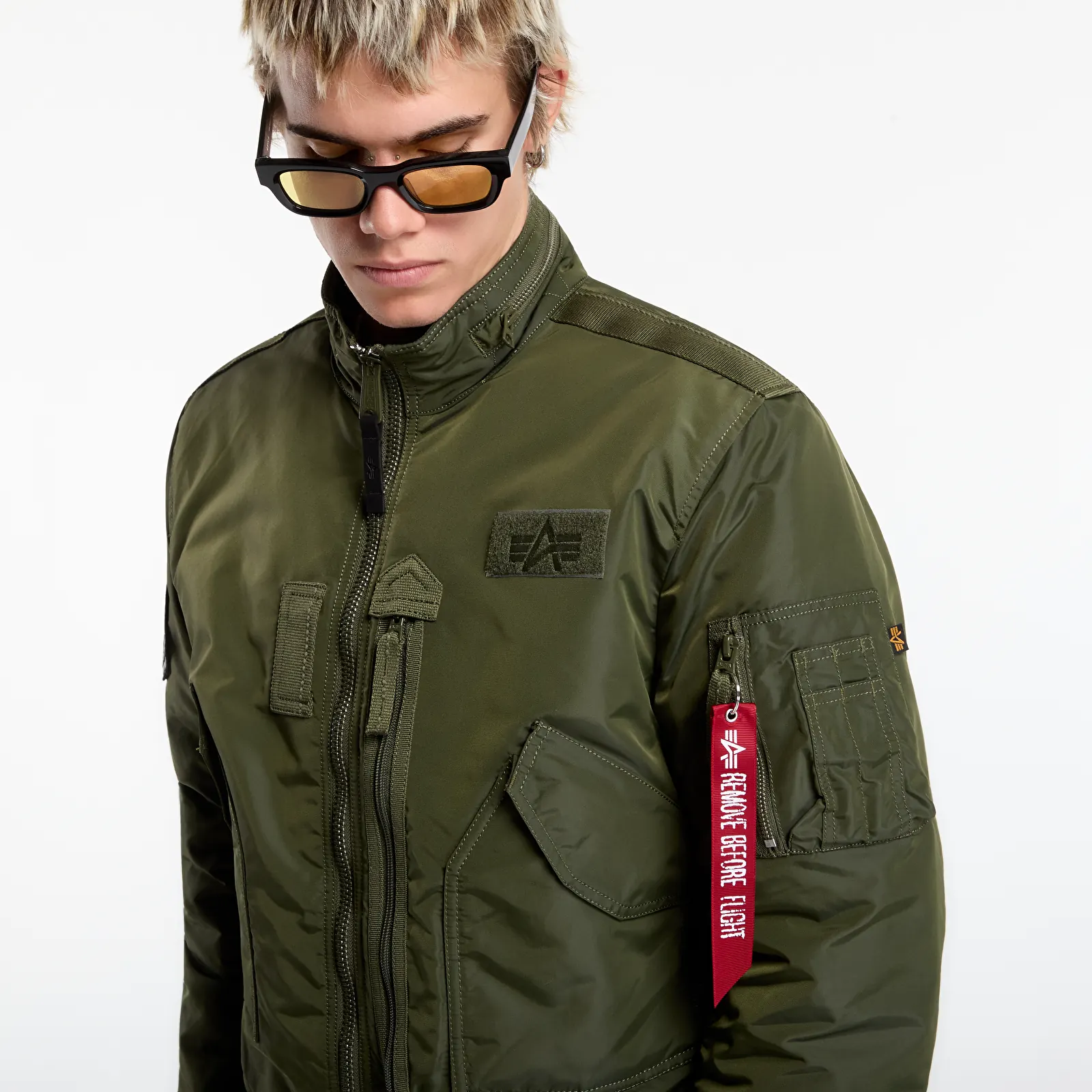 Мъжки якета Alpha Industries Engine Dark Green/ Dark Green