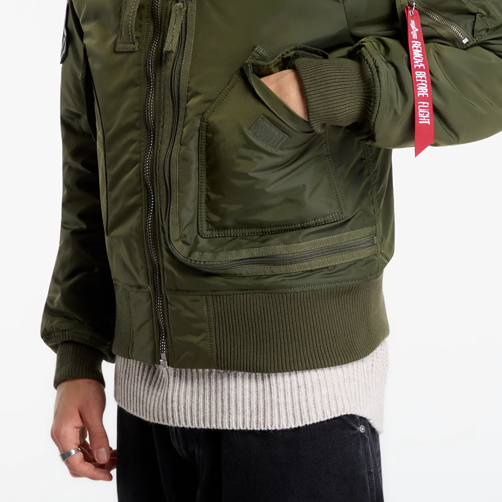 Мъжки якета Alpha Industries Engine Dark Green/ Dark Green