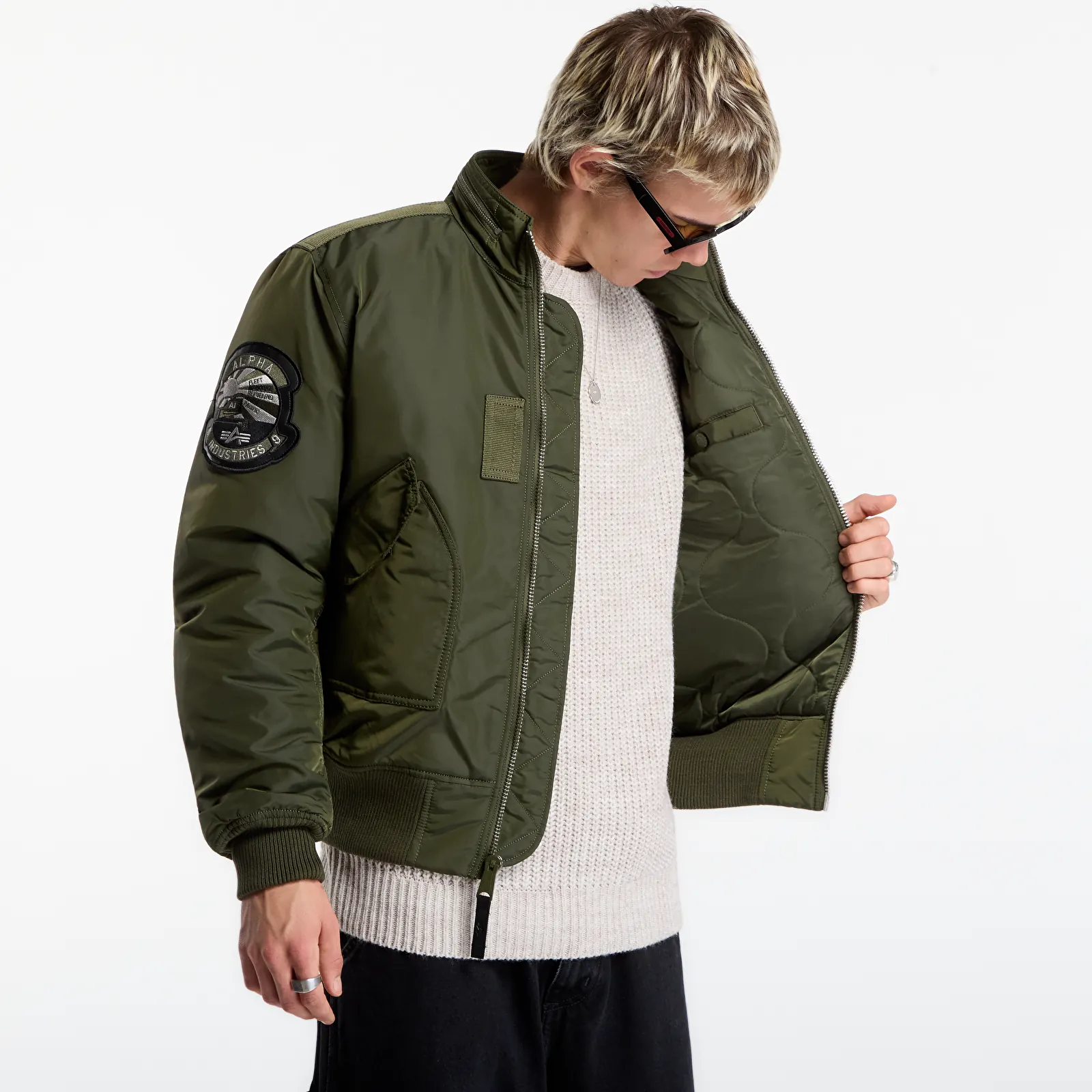 Мъжки якета Alpha Industries Engine Dark Green/ Dark Green