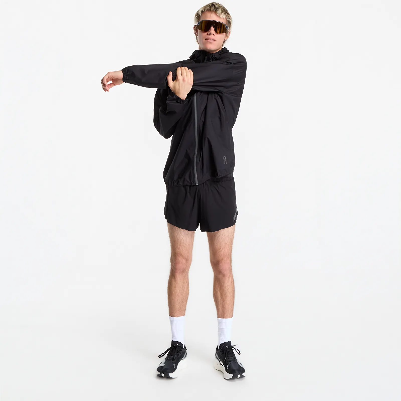 Muške vjetrovke On Explore Lightweight Waterproof Jacket Black