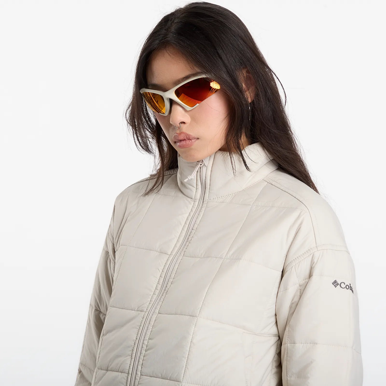 Dámské bundy Columbia Sienna Hill™ Quilted Jacket Dark Stone
