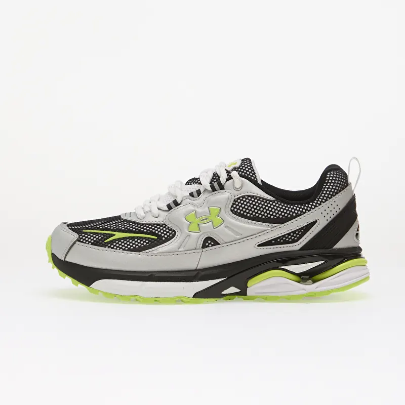 Under Armour Apparition Tech Metallic Silver/ White/ Green Citrine