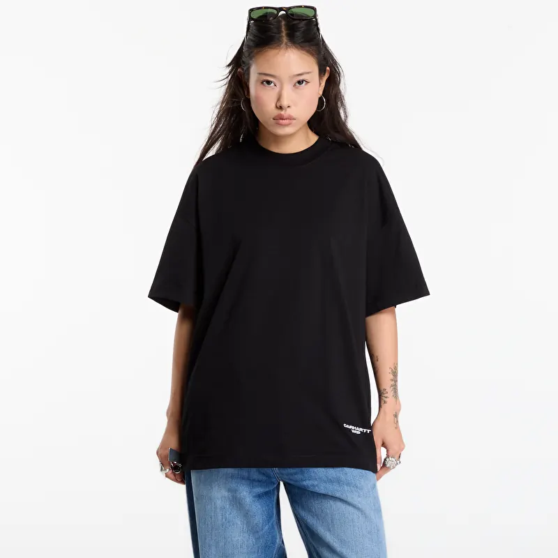 T-shirt Carhartt WIP S/S Chapter Script T-Shirt UNISEX Black/ White