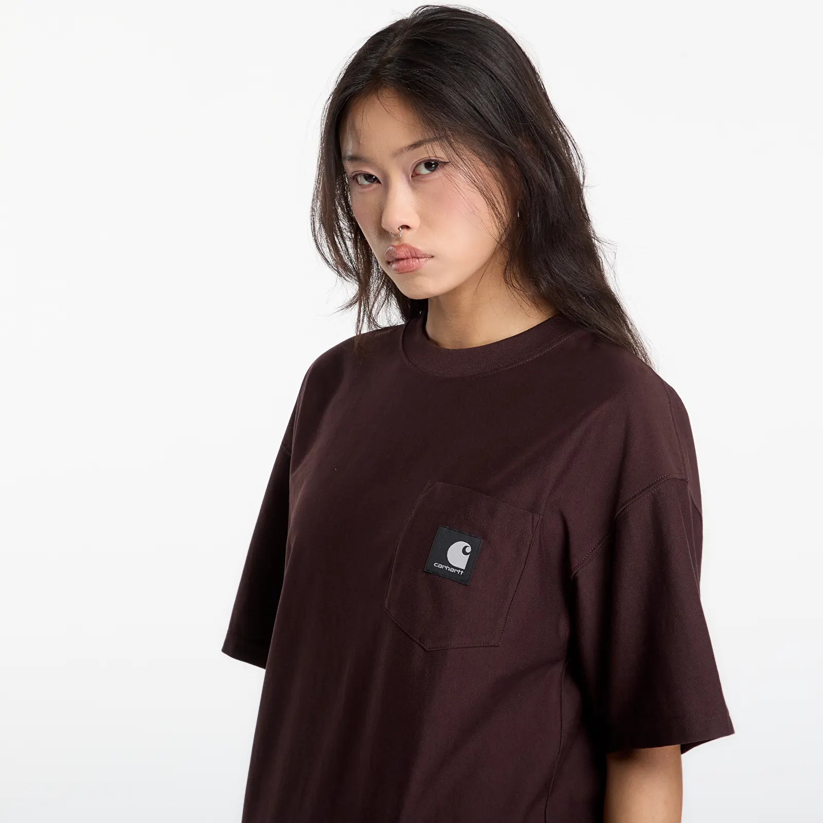 Miesten T-paidat Carhartt WIP S/S OG Loose Pocket T-Shirt UNISEX Palisander