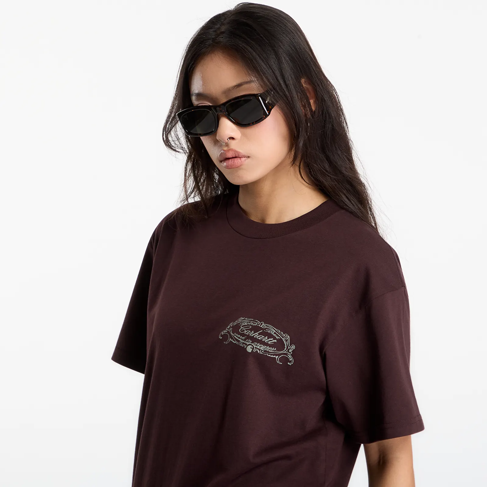 Vīriešu T-krekli Carhartt WIP S/S Chez WIP T-Shirt UNISEX Palisander
