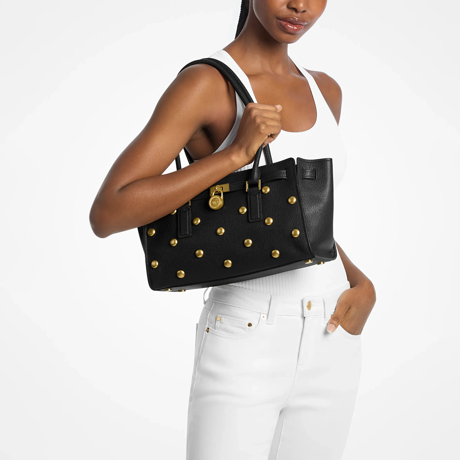 Käekotid Michael Kors Sm Ew Shoulder Tote Black