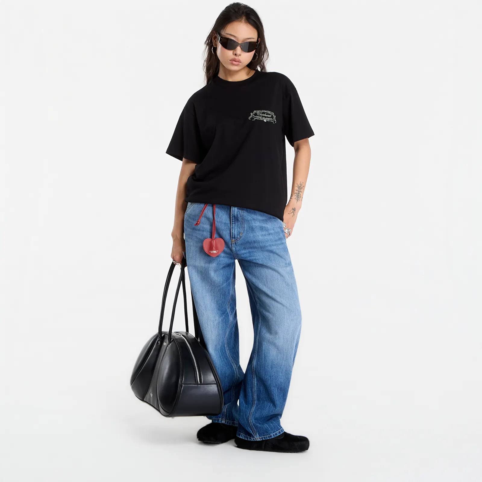 Pánská trička Carhartt WIP S/S Chez WIP T-Shirt UNISEX Black
