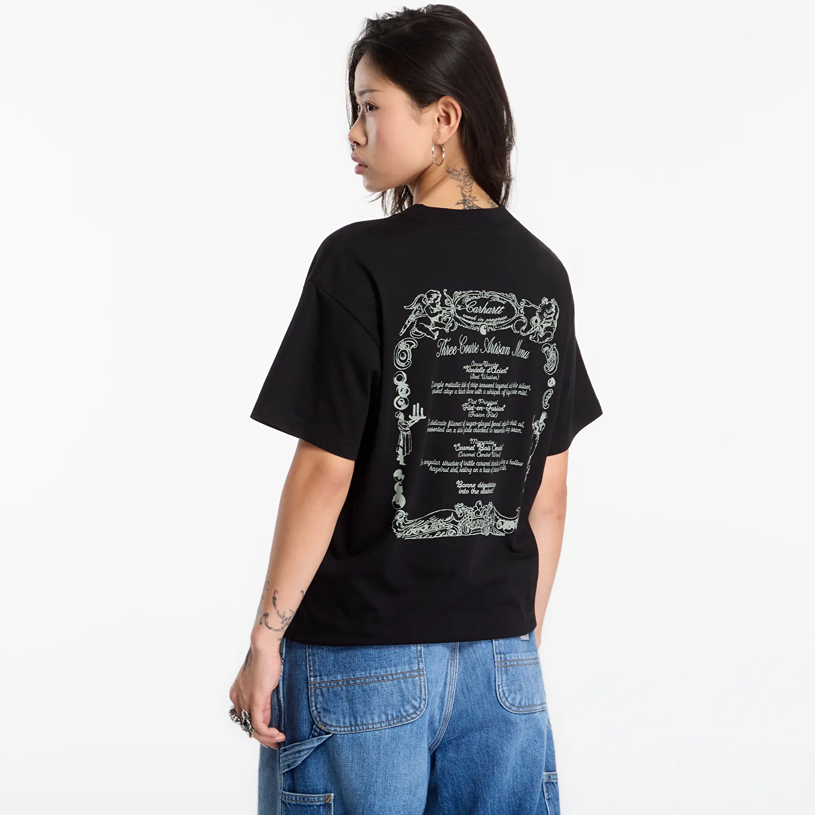 Pánská trička Carhartt WIP S/S Chez WIP T-Shirt UNISEX Black