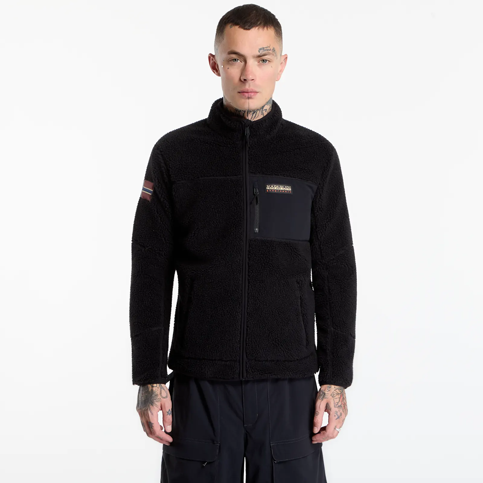 Pánské mikiny Napapijri Yupik Full-Zip 5 Black Beauty