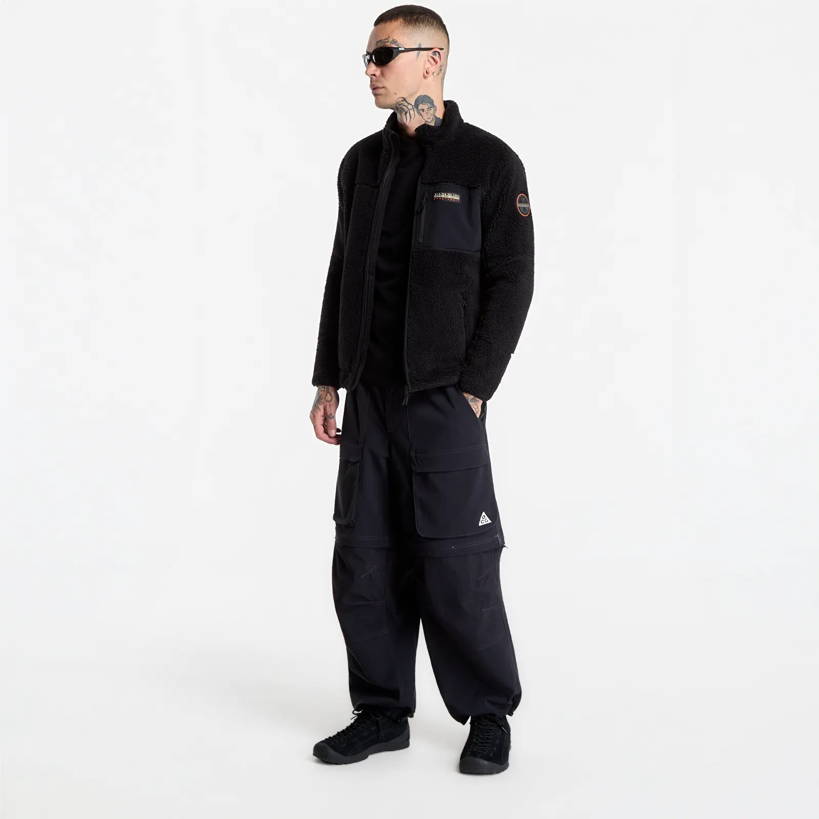 Pánské mikiny Napapijri Yupik Full-Zip 5 Black Beauty