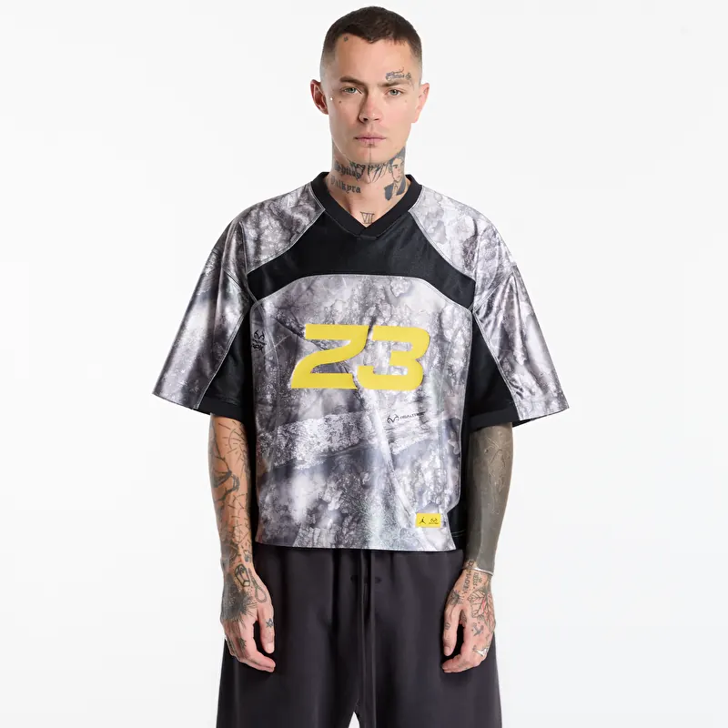 Shirt Jordan Brooklyn Men's Realtree Jersey White/ Black/ Bright Citron