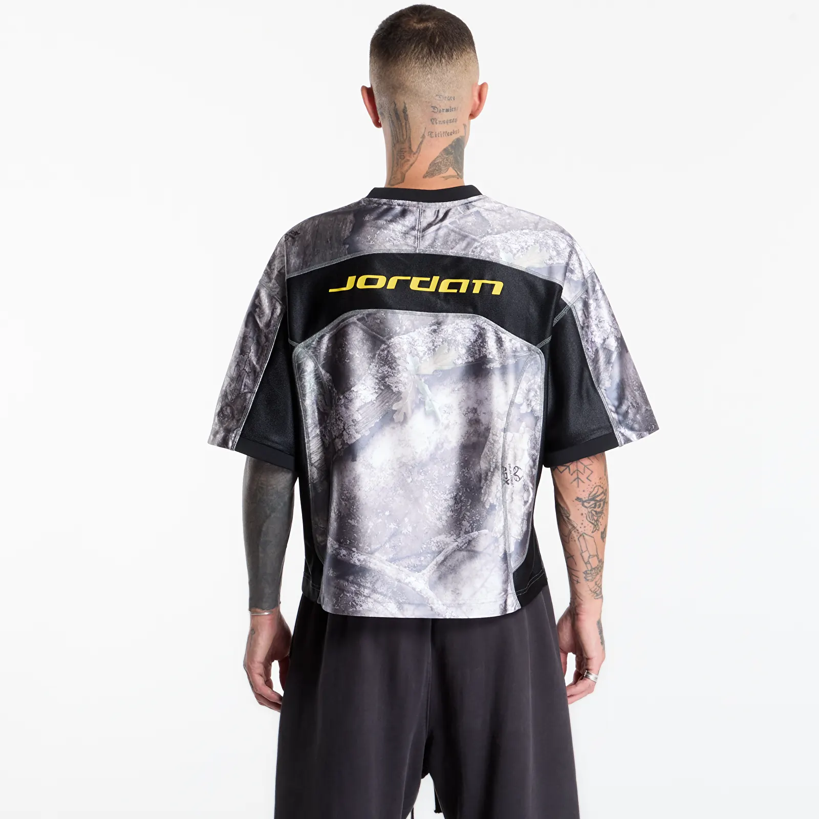 Maillots pour hommes Jordan Brooklyn Men's Realtree Jersey White/ Black/ Bright Citron