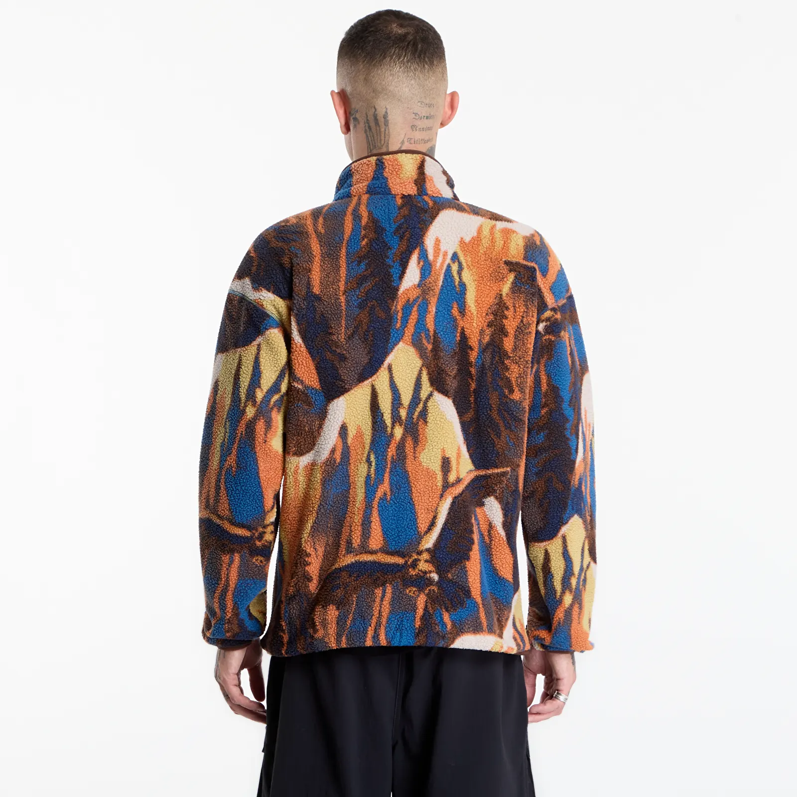 Чоловічі худі Columbia Helvetia™ II Printed Half Snap Fleece Teak Brown Soarin