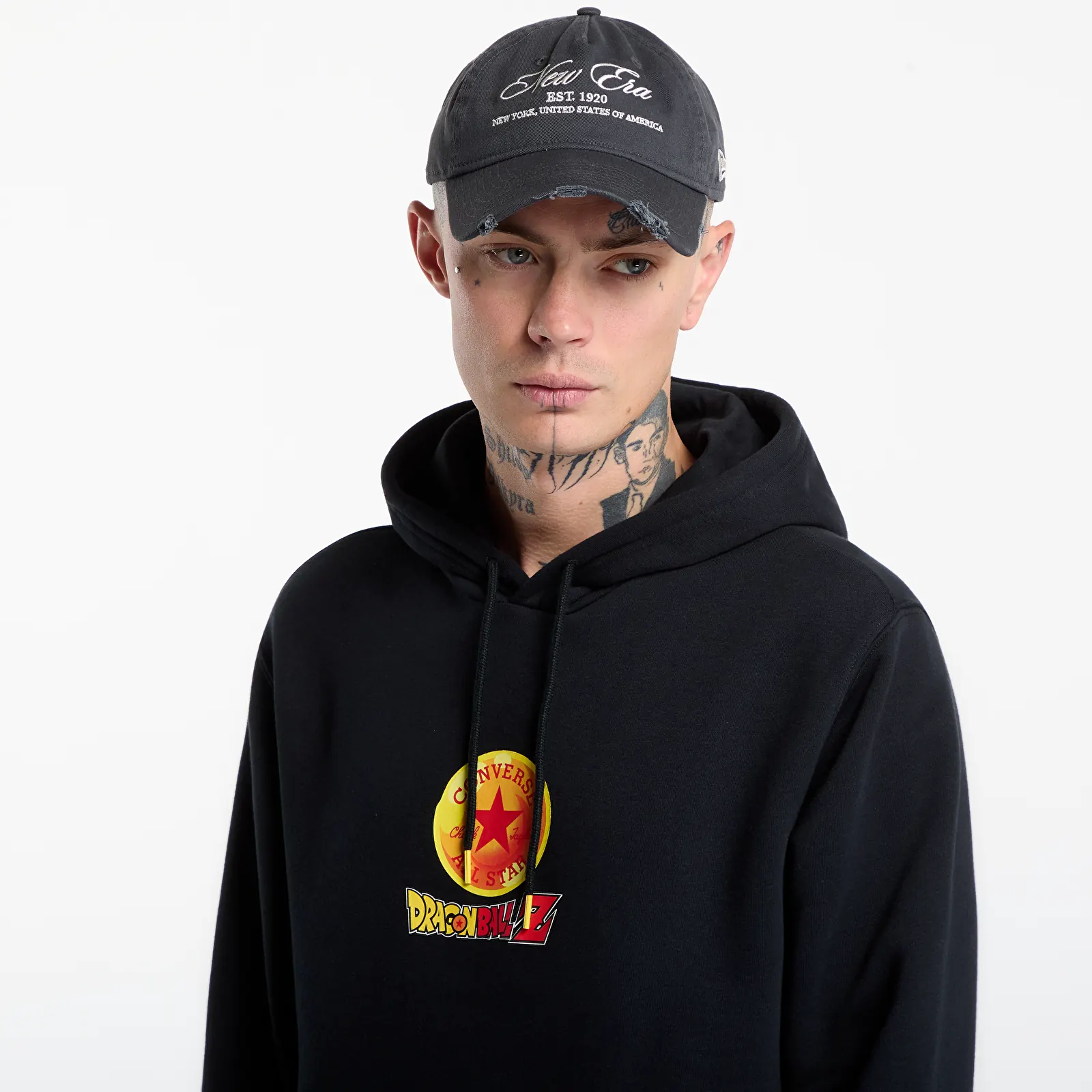 Hoodies voor heren Converse x Dragon Ball Z Shenron Hoodie Black