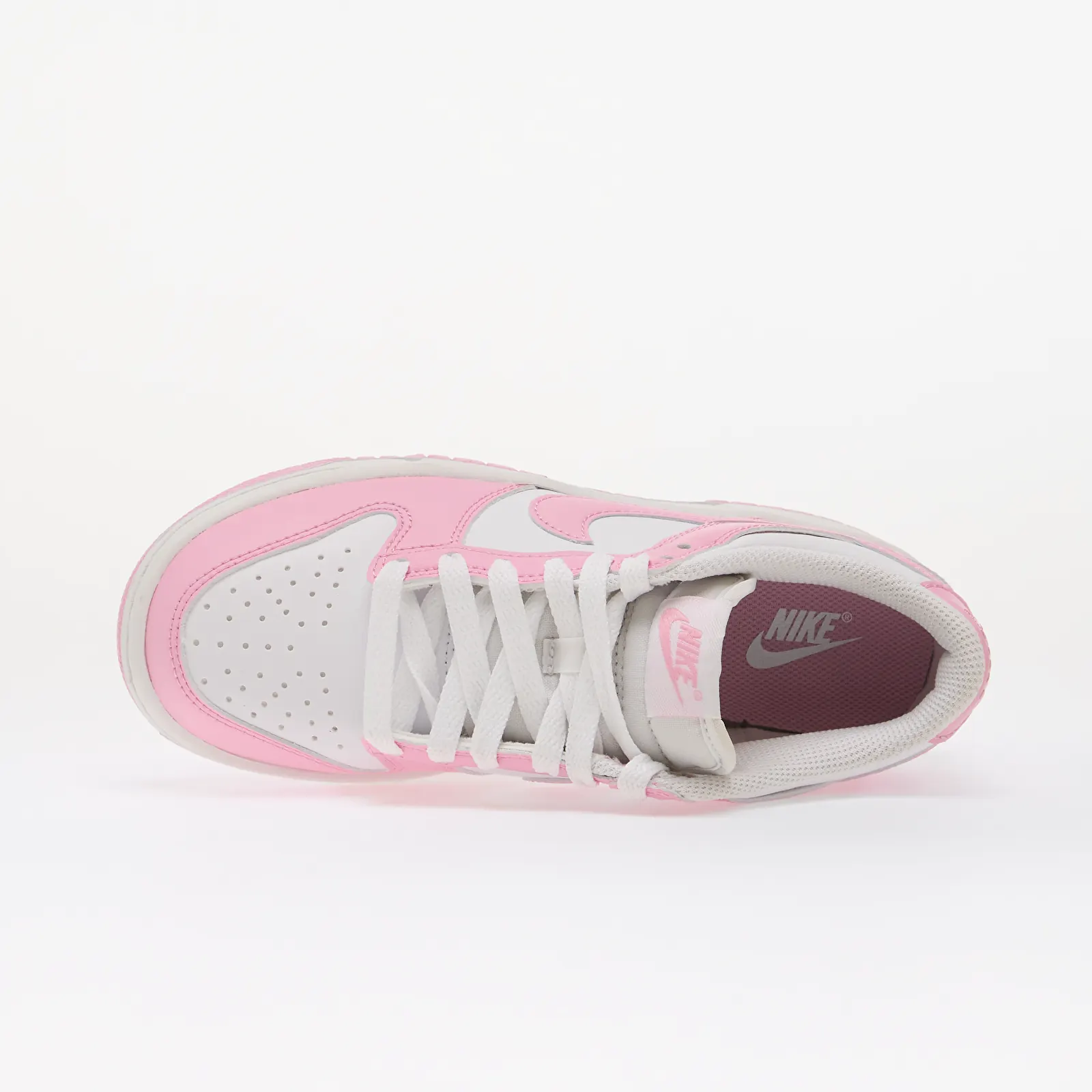 Turnschuhe und Schuhe für Männer Nike Dunk Low Kids White/ Pink Rise/ White