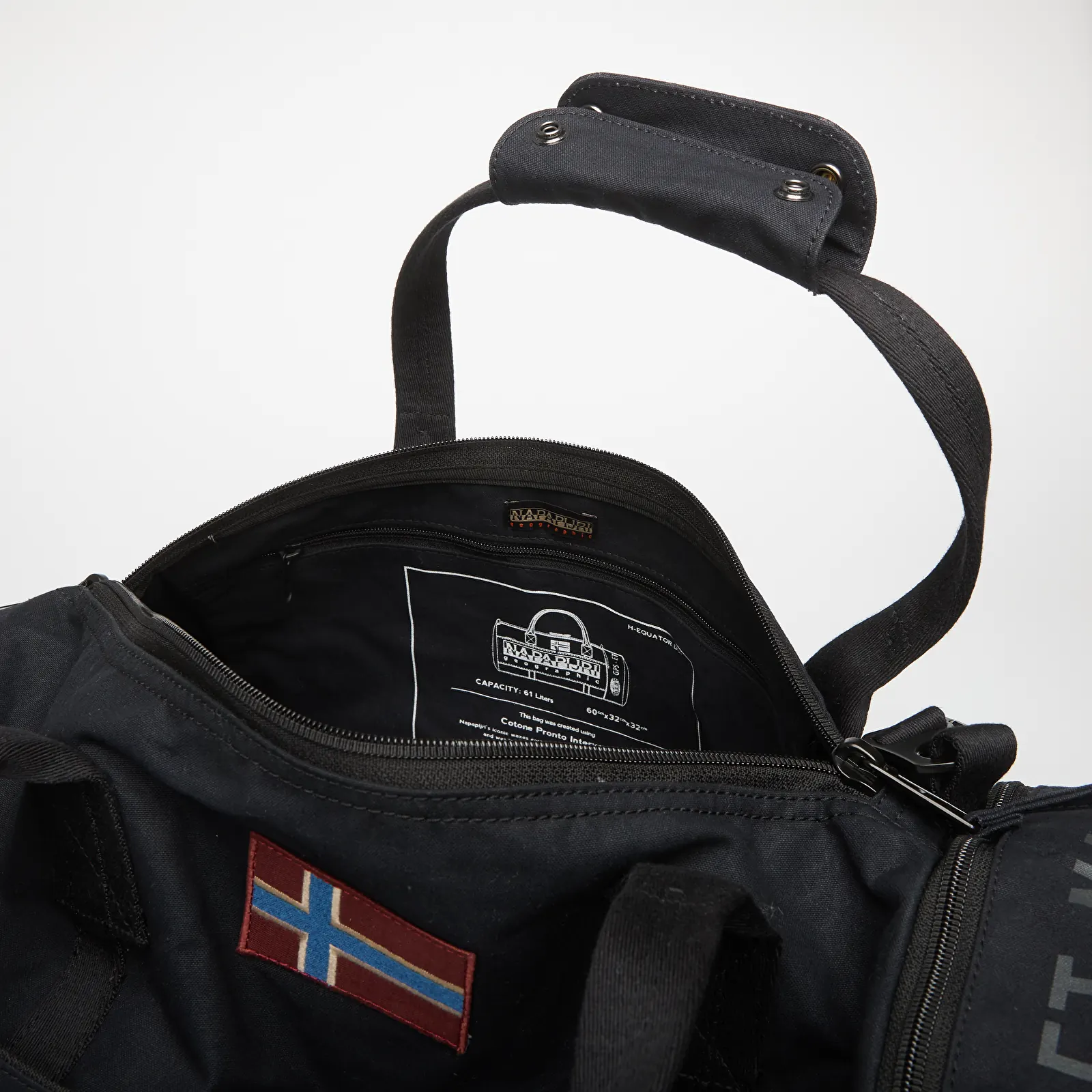 Duffle bag Napapijri H-Equator Duffel Black Beauty