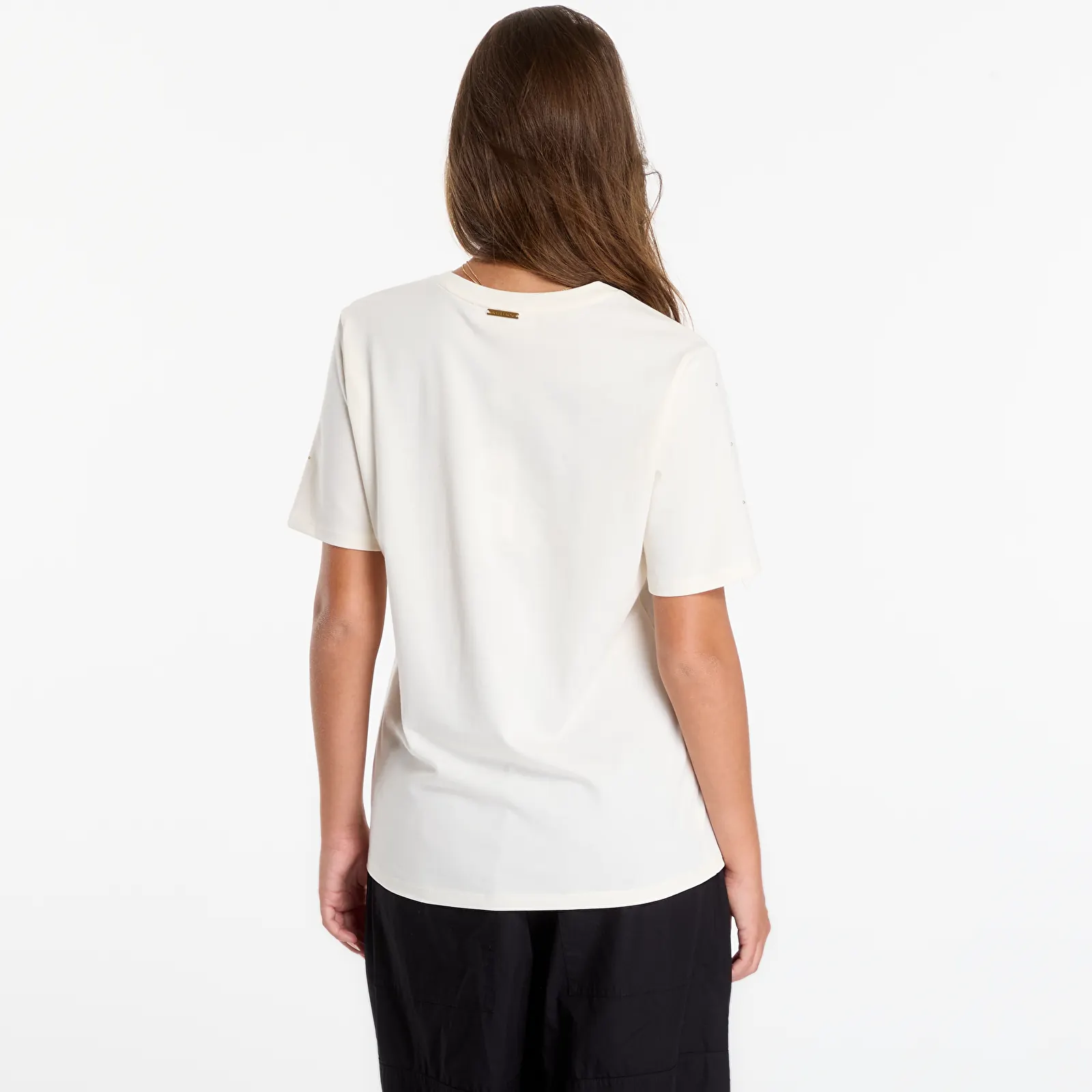 Marškinėliai Michael Kors Classic Mk Stud Tee Bone