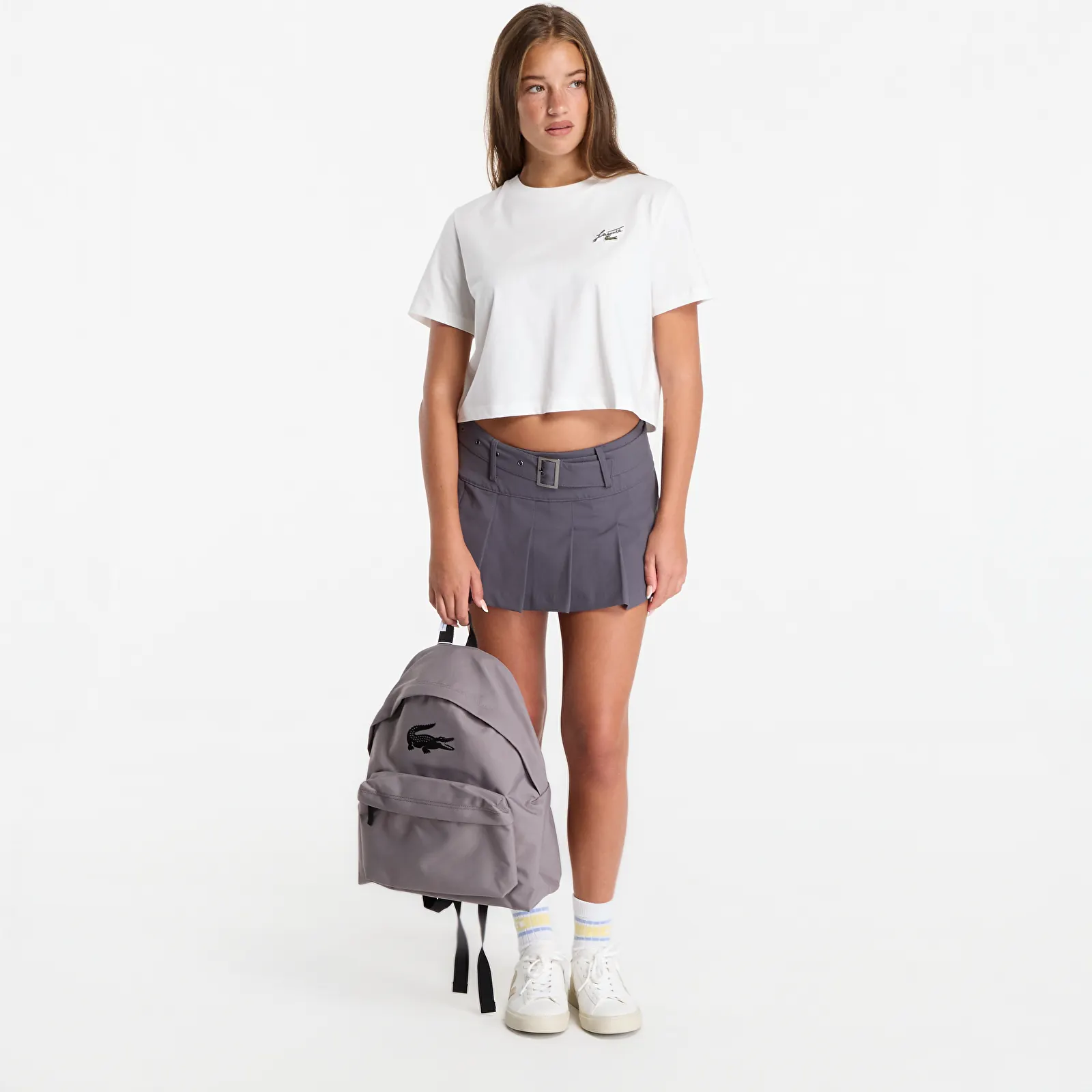 T-shirts Lacoste Crewneck T-Shirts Flour