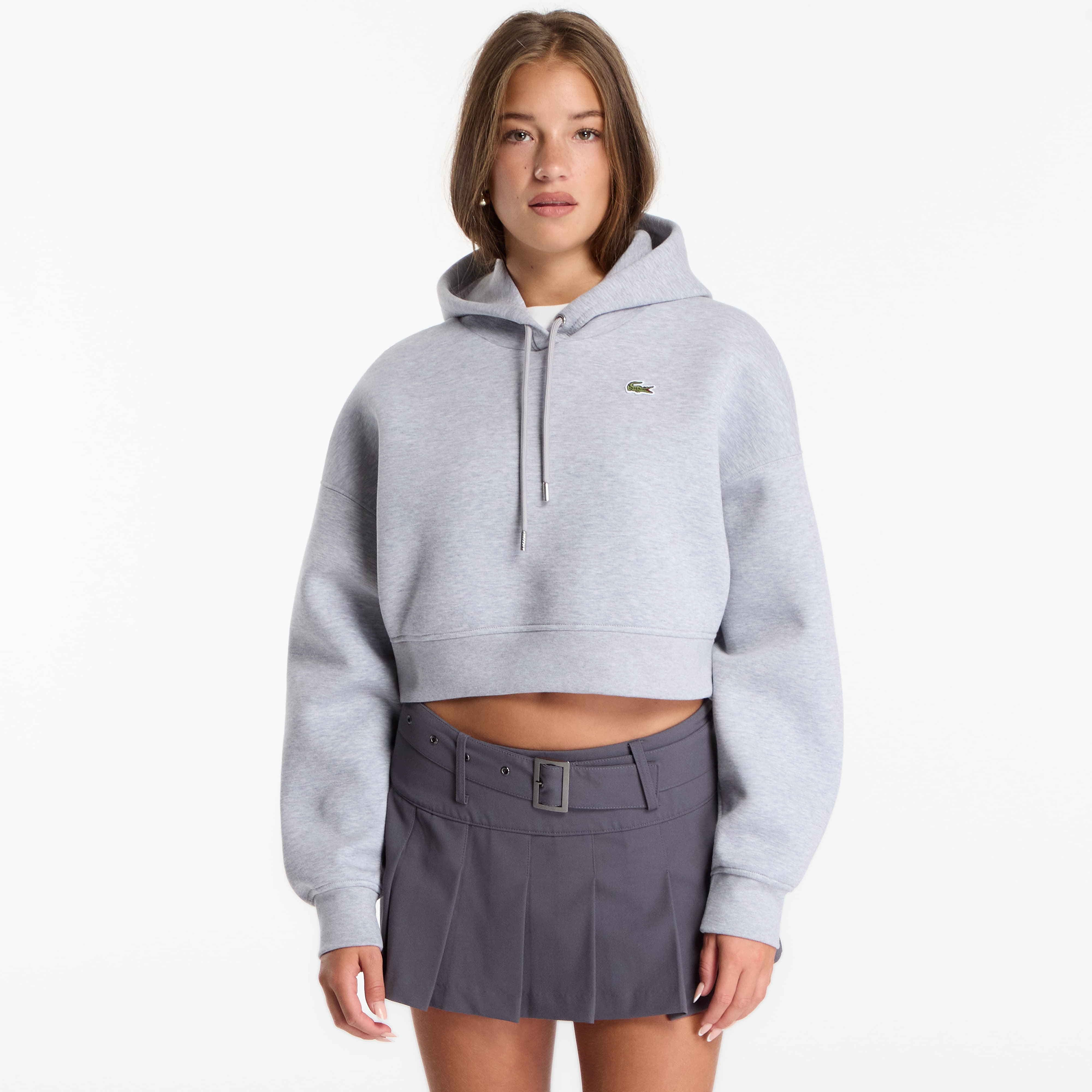 Суитшърт Lacoste Zipped Hoodies Silver Chine 40