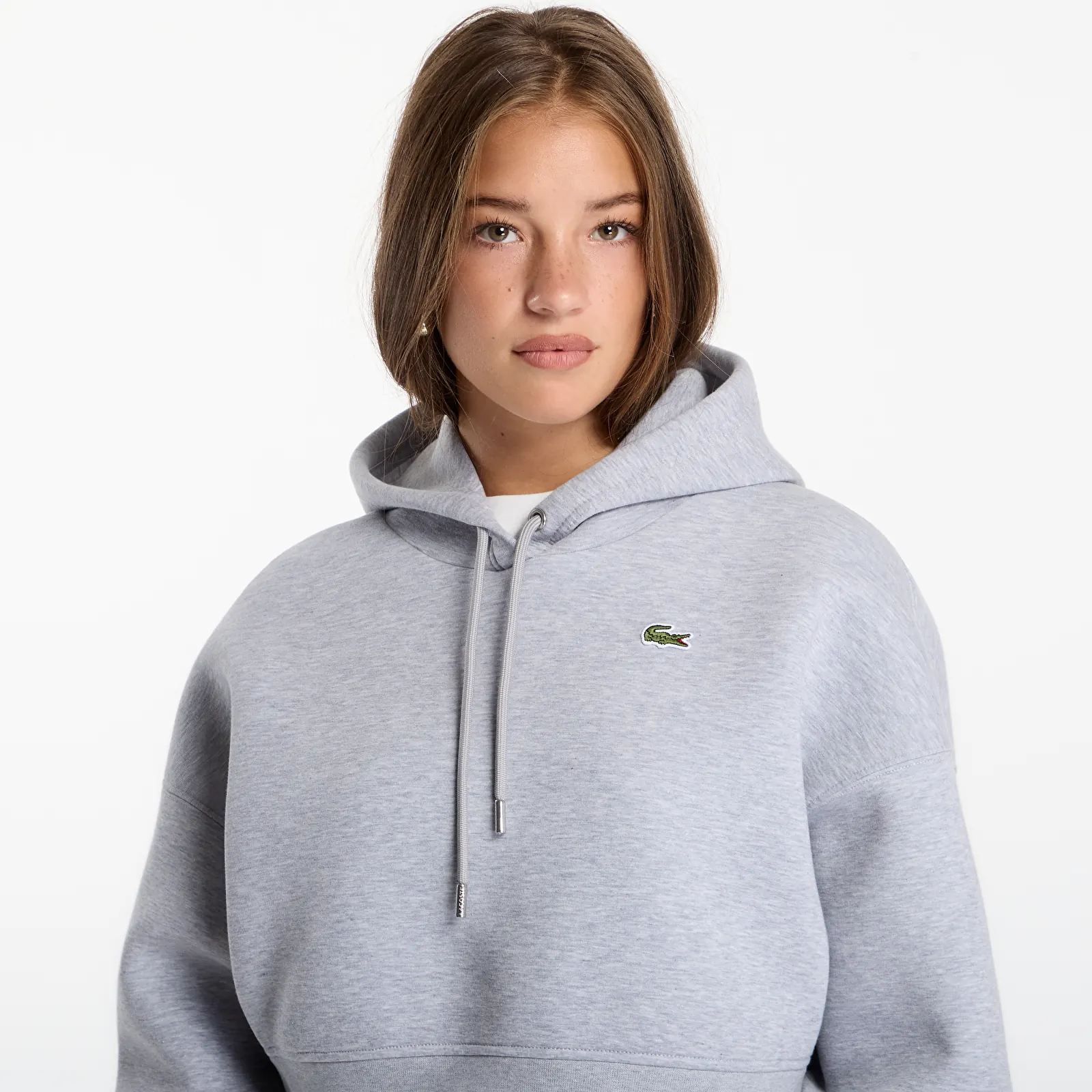 Hoodies and sweatshirts  Lacoste Zipped Hoodies Silver Chine