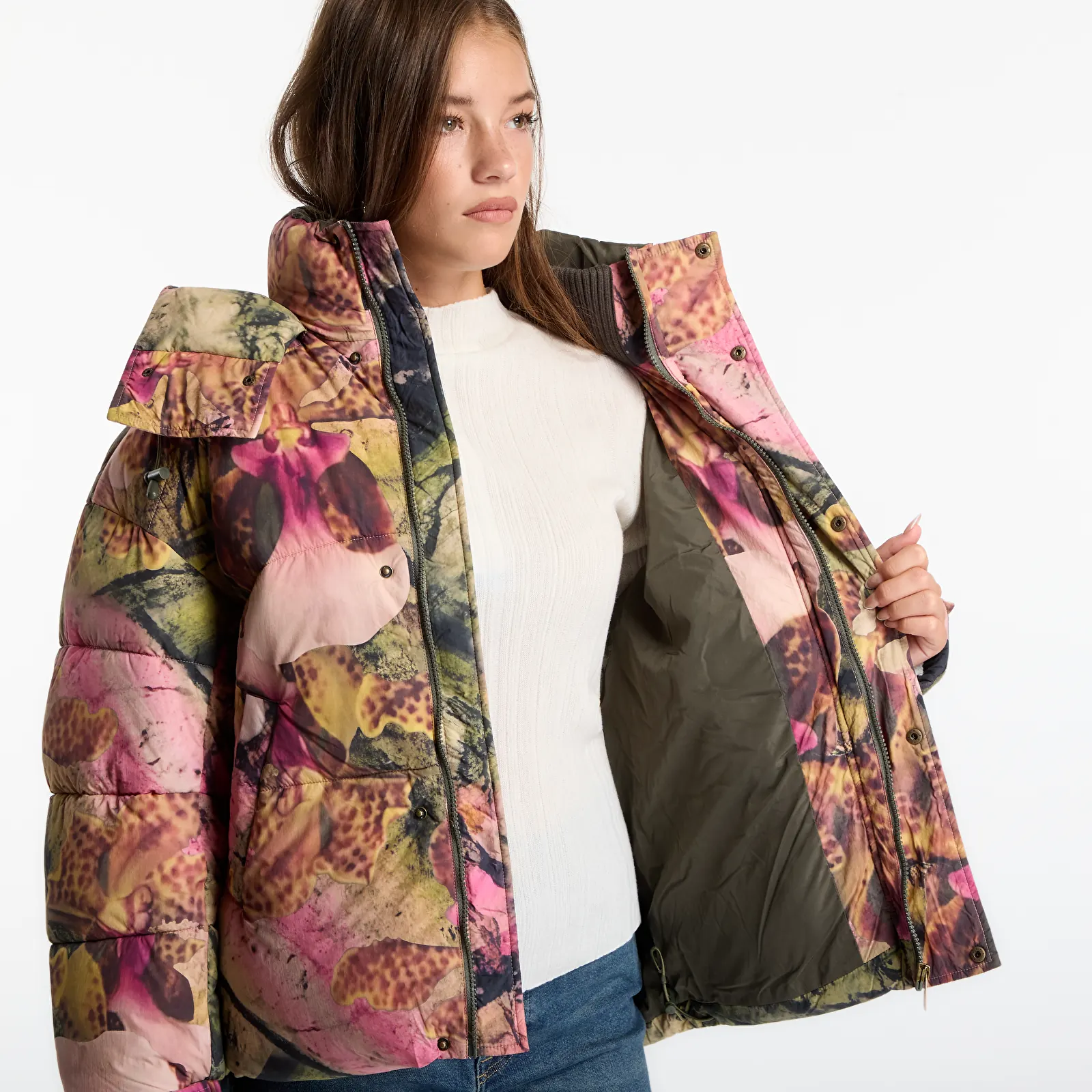 Kabáty Desigual Orchid Lacroix Coat Red