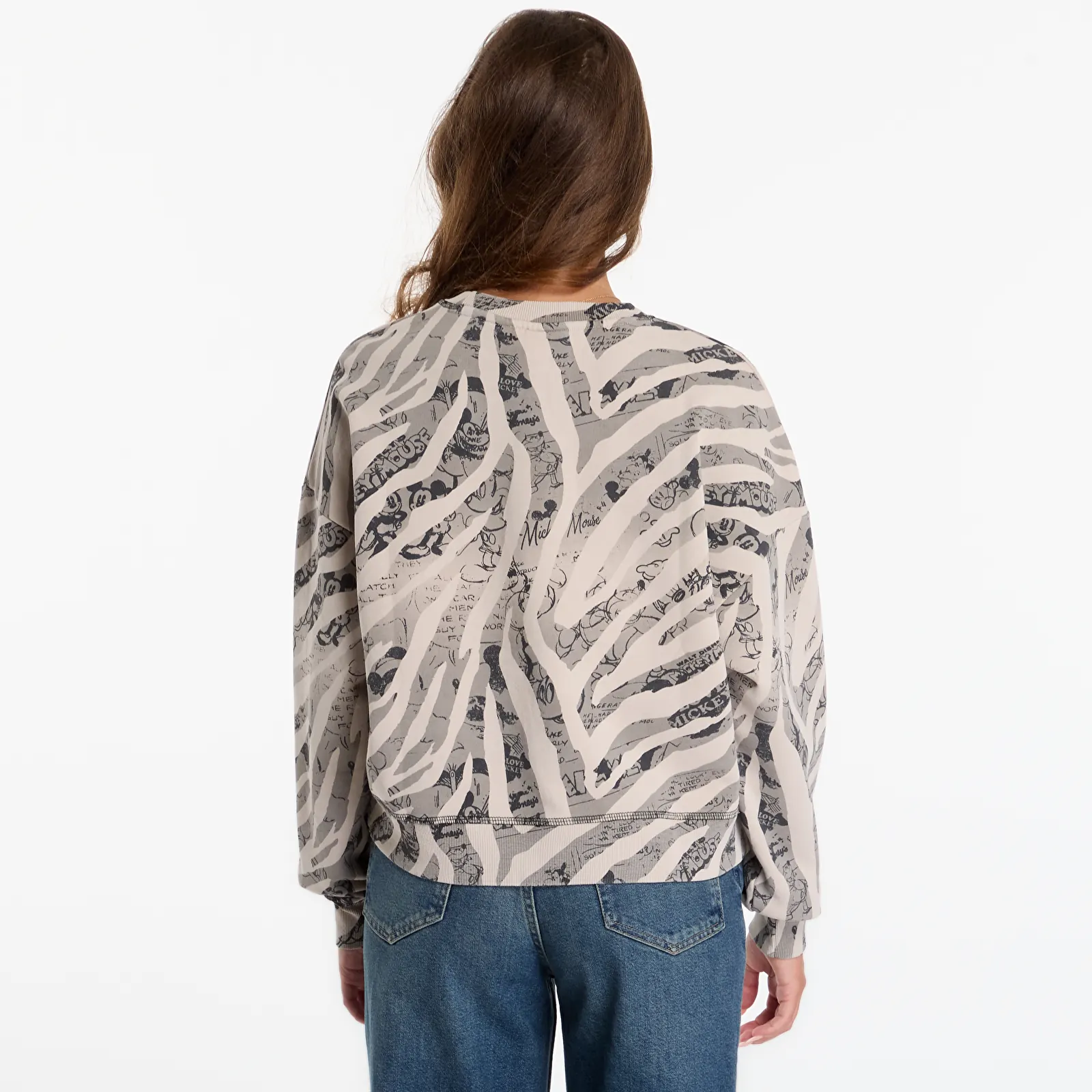 Mikiny Desigual Mickey Sweat Black