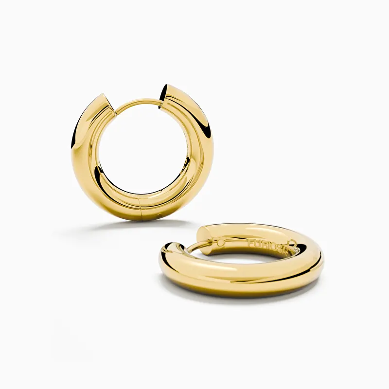 FURIOSA®  Chubby Hoop Earrings 18K Gold