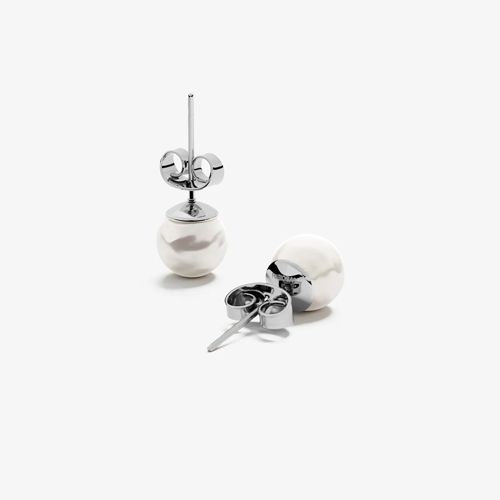 Andere accessoires FURIOSA® Pearl Dot Earrings Silver