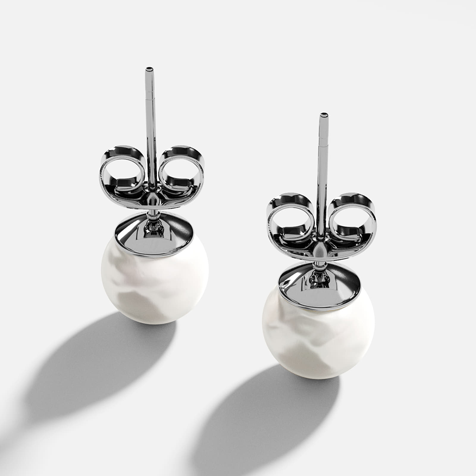 Andere accessoires FURIOSA® Pearl Dot Earrings Silver