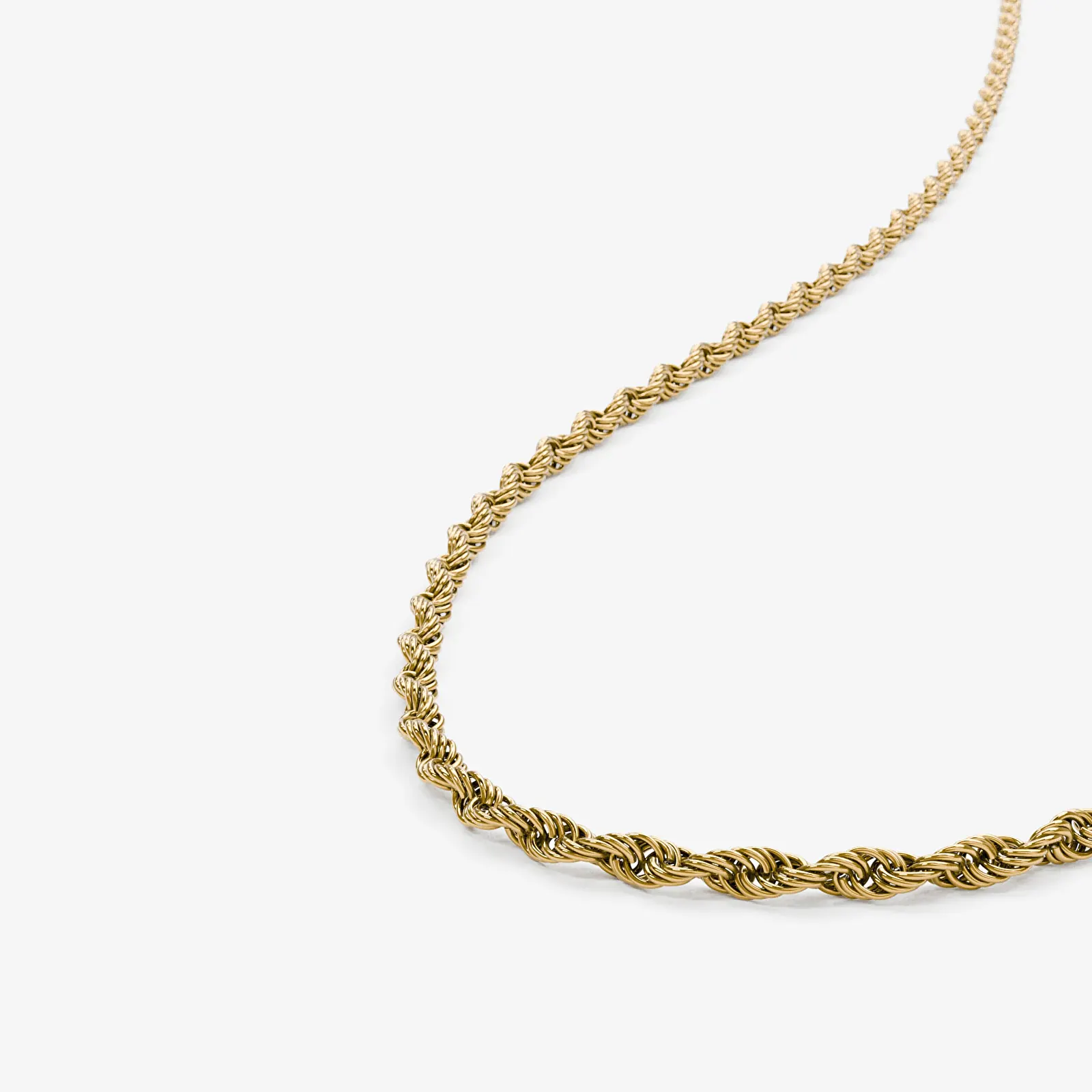 Men's jewelry FURIOSA® Rope Chain - 40+5 cm Gold