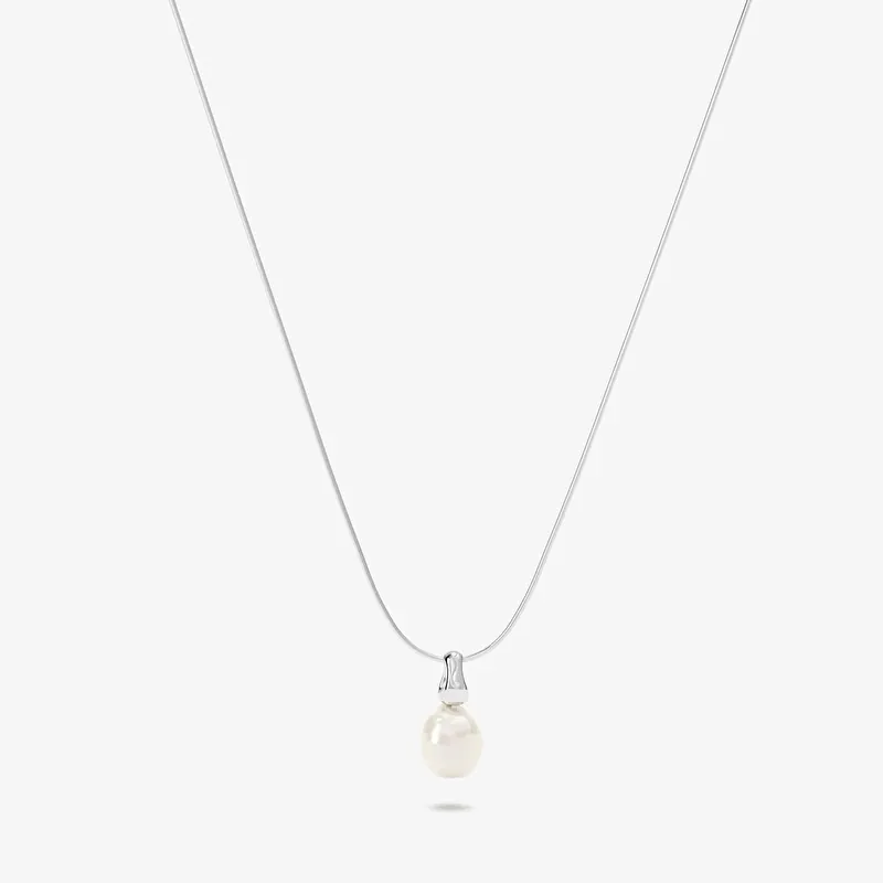 FURIOSA® Necklace Dirty Pearl Silver