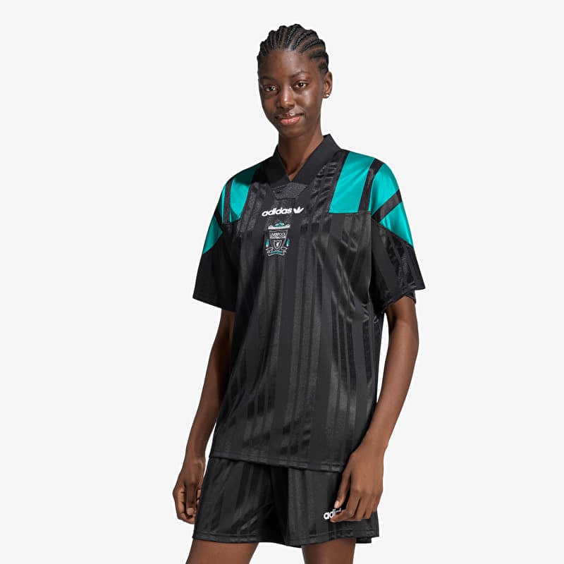 Игровая майка adidas Liverpool FC EQT Jersey UNISEX Black/ Equipment Green
