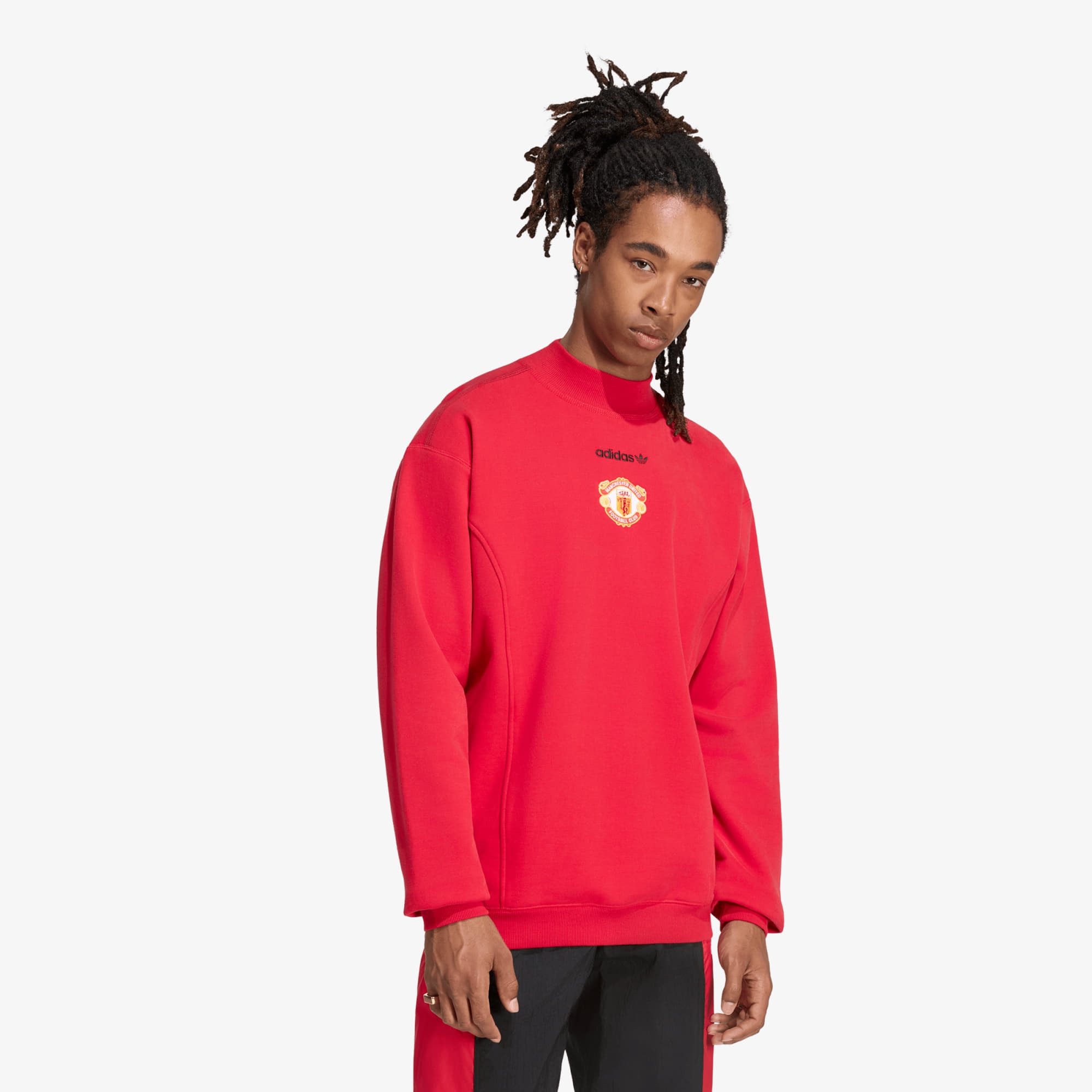 Суитшърт adidas Manchester United EQT Sweatshirt Mufc Red L