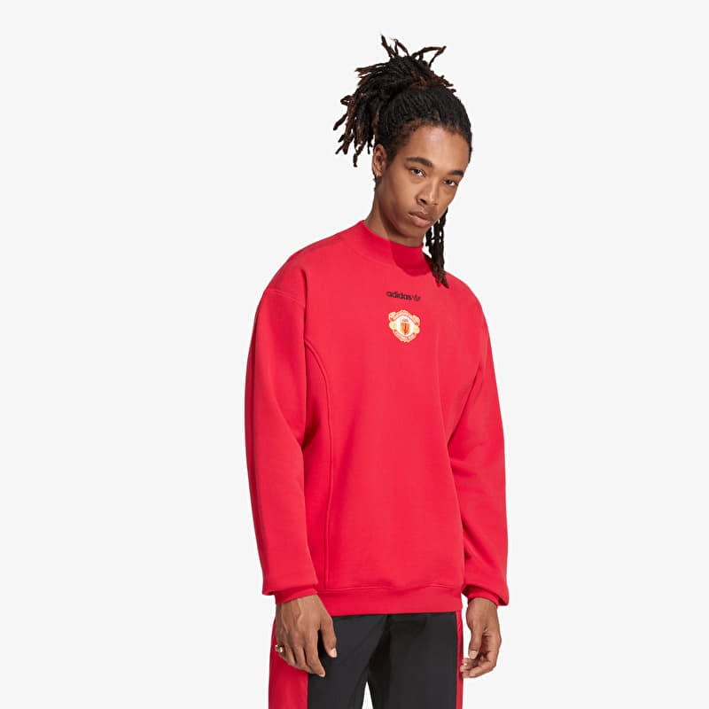 Mikina adidas Manchester United EQT Sweatshirt Mufc Red