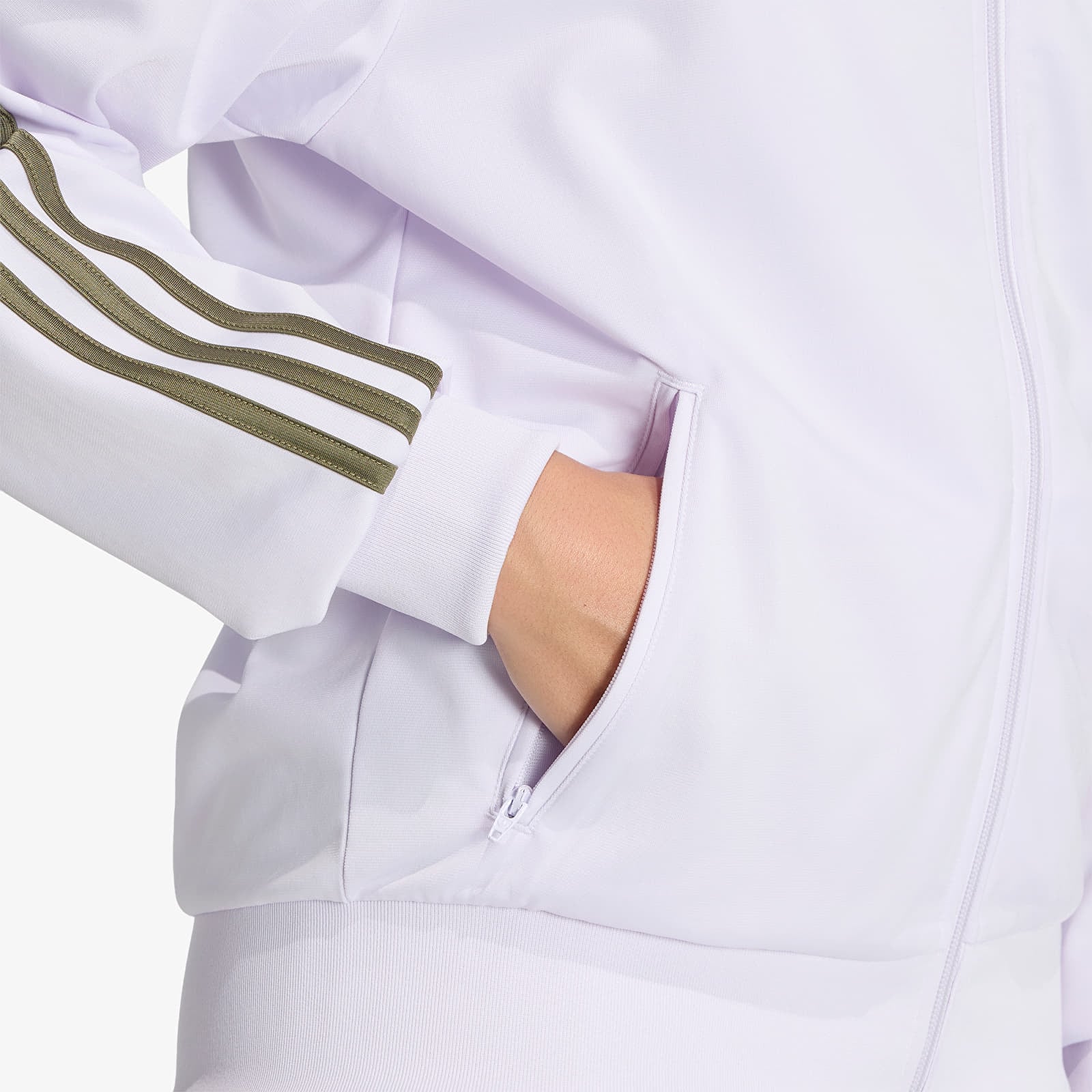 Women's jackets adidas Firebird Track Top Loose Frozen Purple/ Olive Strata