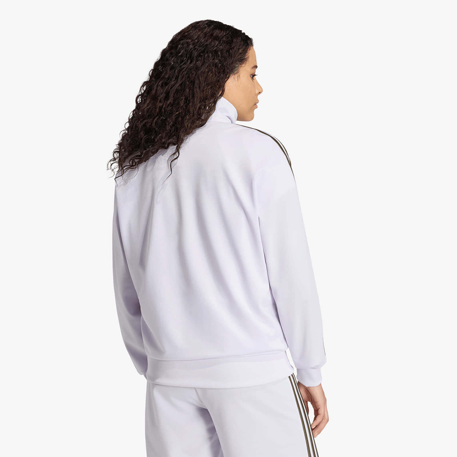 Women's jackets adidas Firebird Track Top Loose Frozen Purple/ Olive Strata