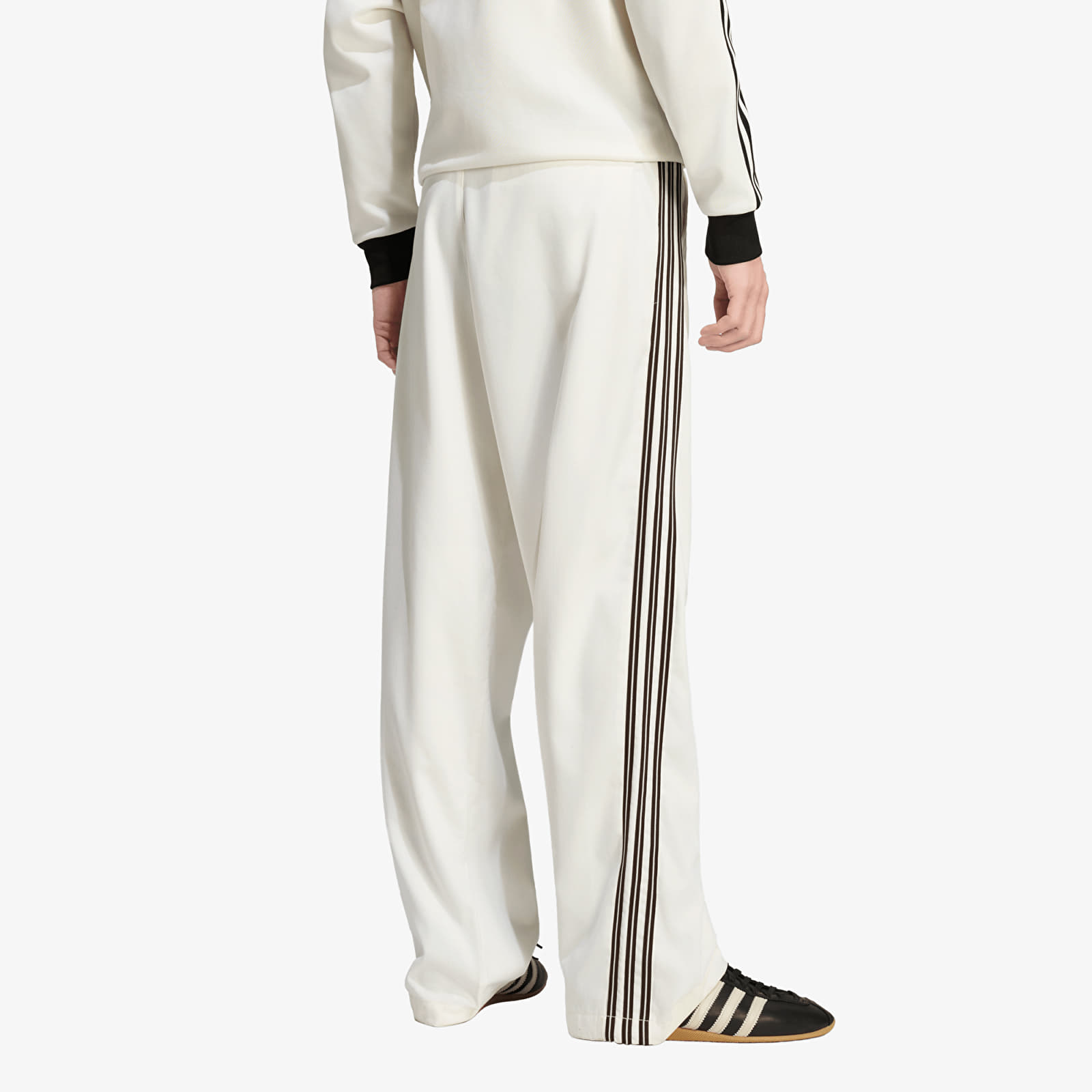 Miesten housut adidas Firebird Tailored Trousers Cloud White