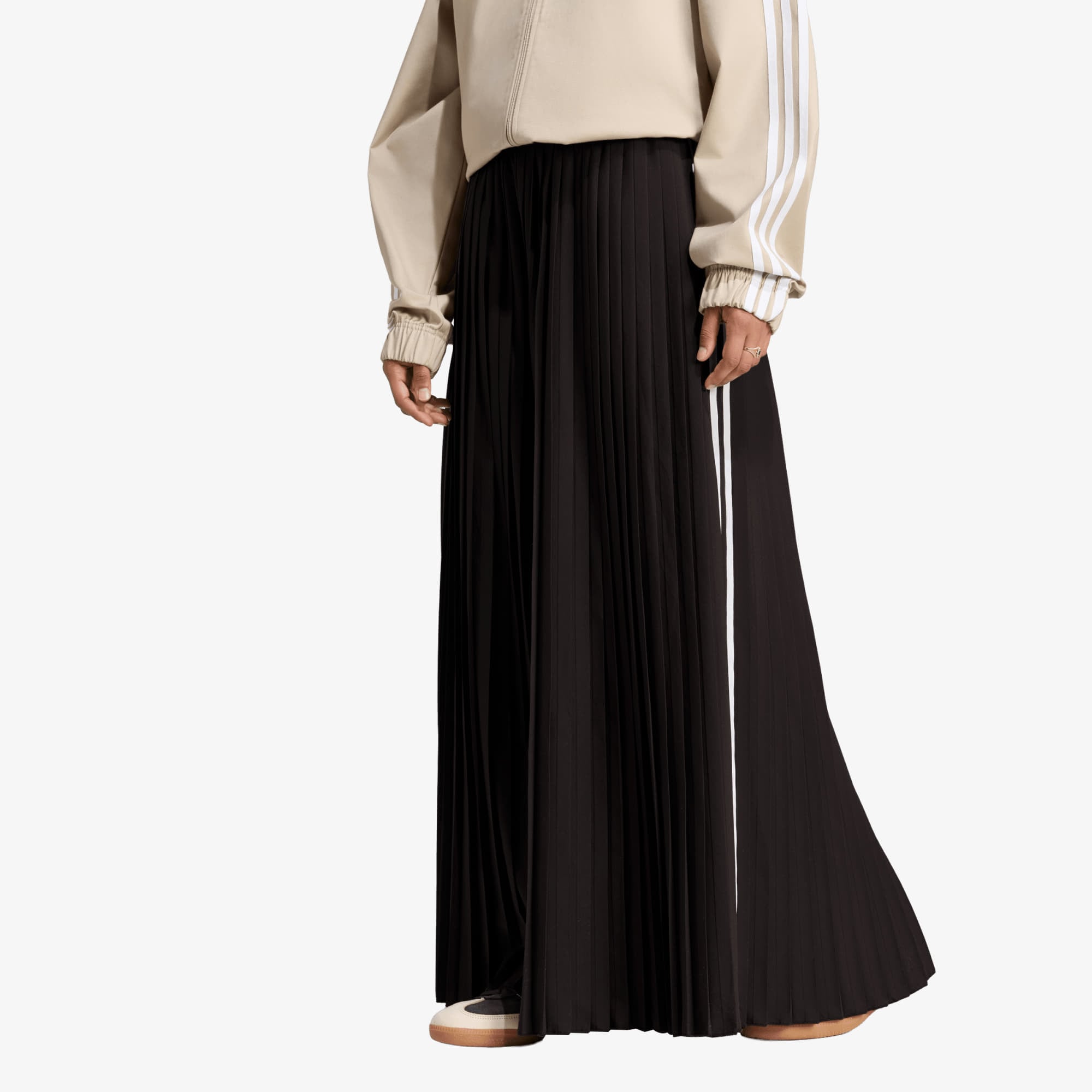 Панталони adidas Pleated Track Pants Night Brown XS
