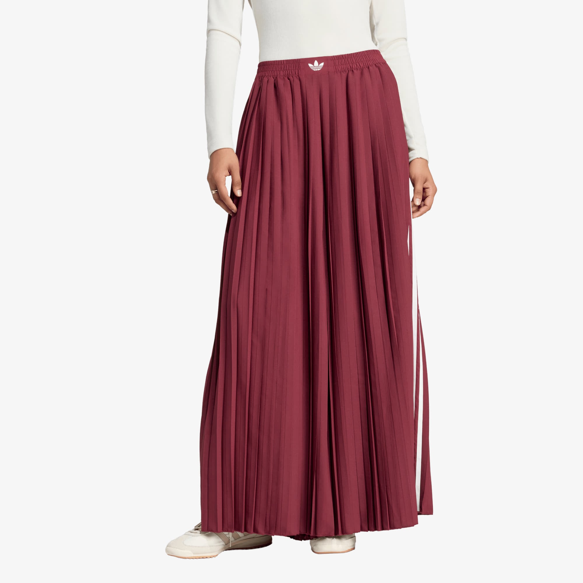 Панталони adidas Pleated Track Pants Shadow Red XS