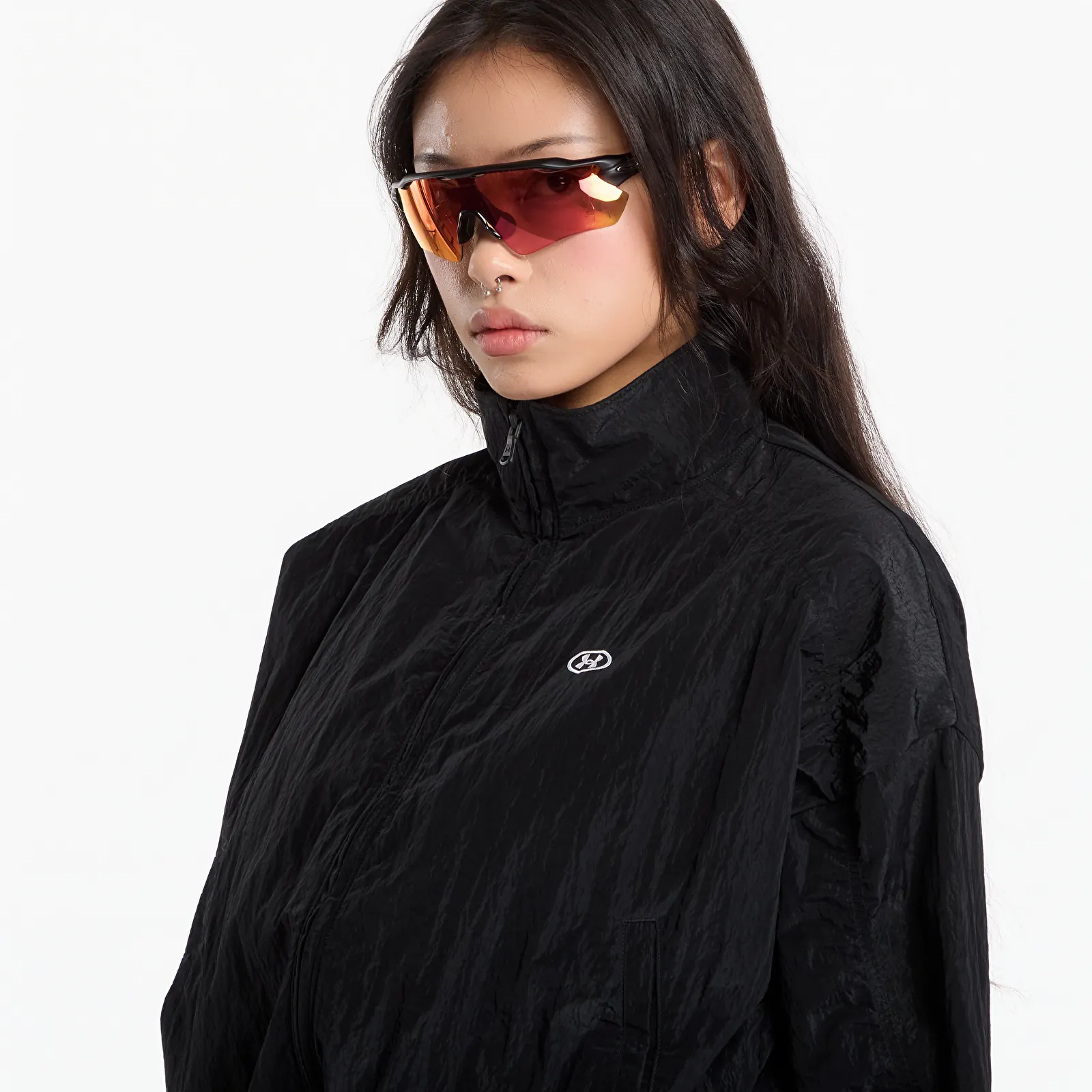 Vindjackor för kvinnor Under Armour Rival Woven Top Black