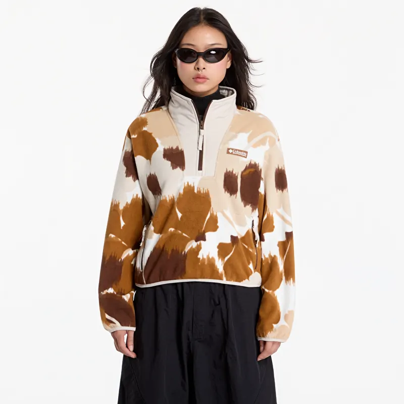 Columbia Sequoia Grove™ II Printed Half Zip Camel Brown Ikatbloom