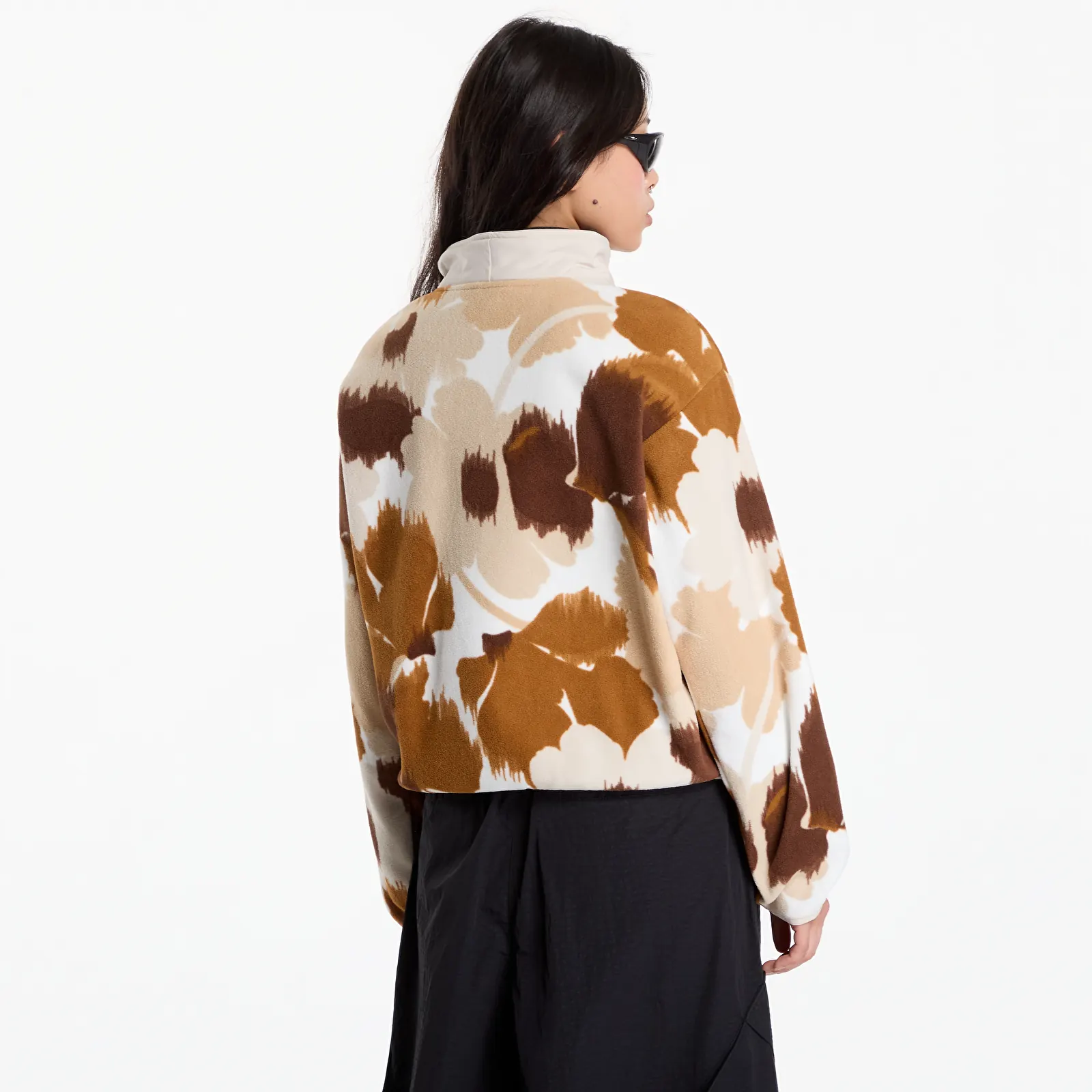 Женские худи Columbia Sequoia Grove™ II Printed Half Zip Camel Brown Ikatbloom