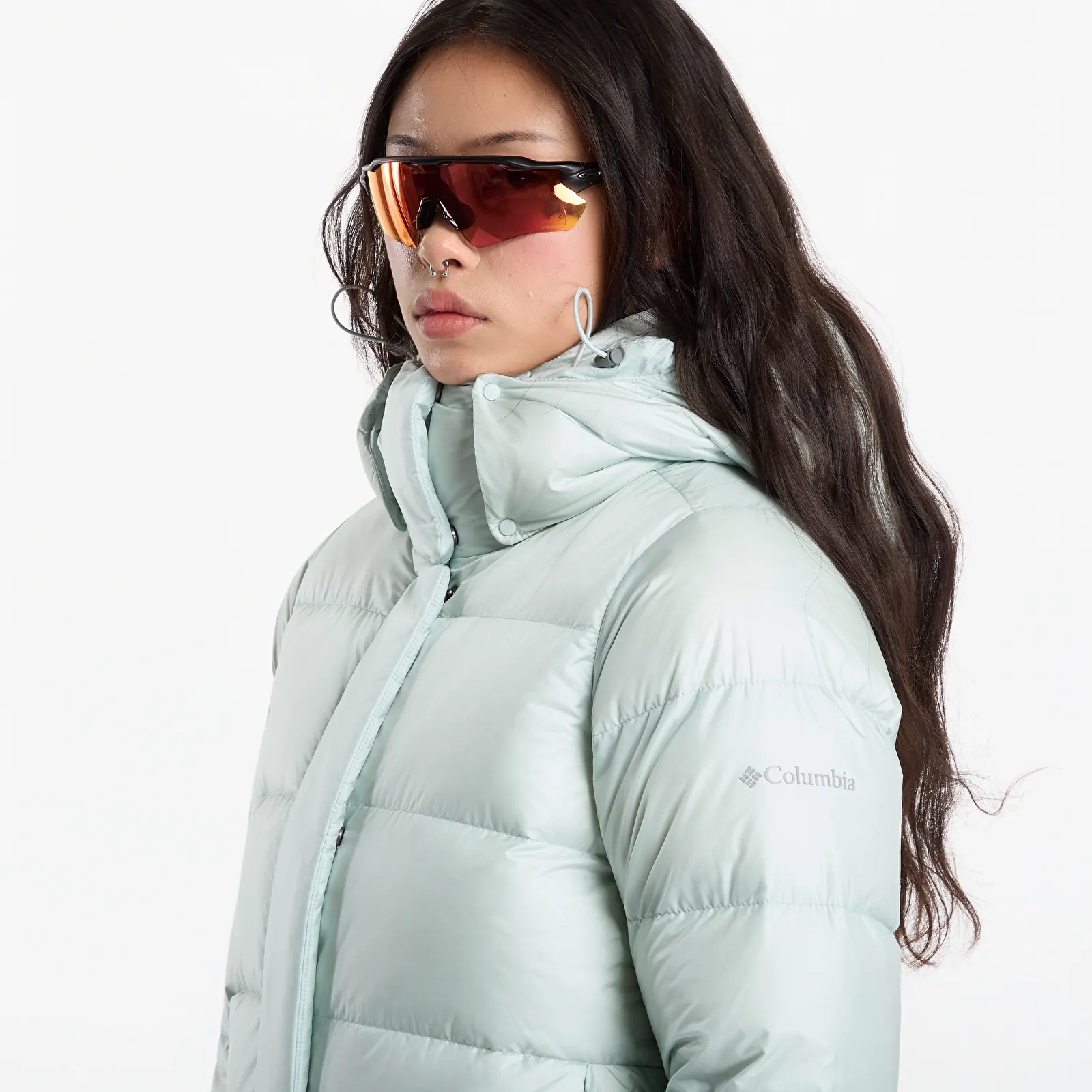 Women's Down Jackets Columbia Amaze Puff™ Hooded Jacket Tea Light Pearl Shine