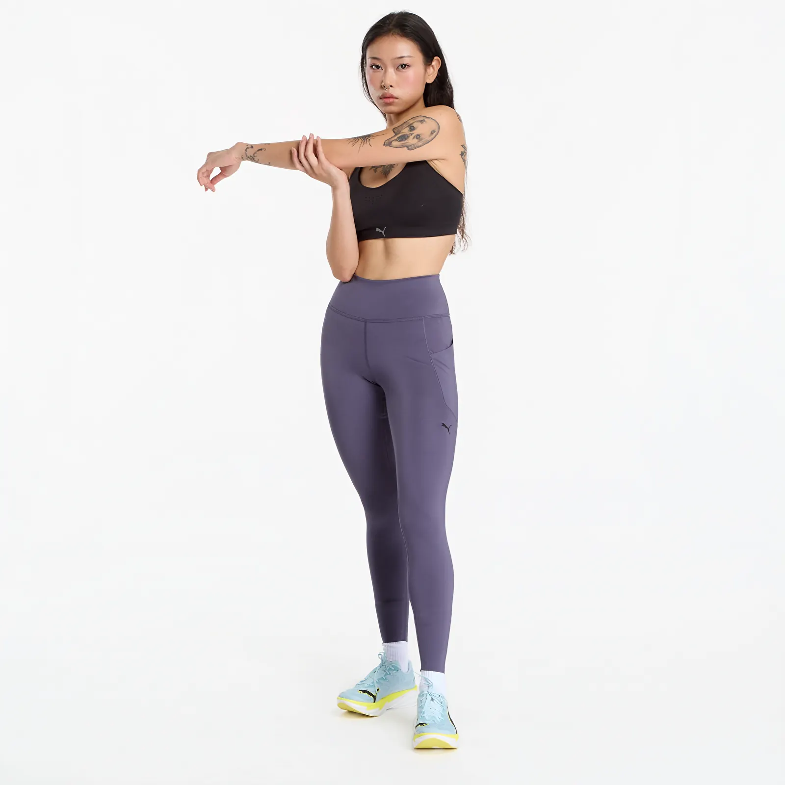 Leggings für Frauen Puma W Pwrmode 7/8th Tight Inky Depths