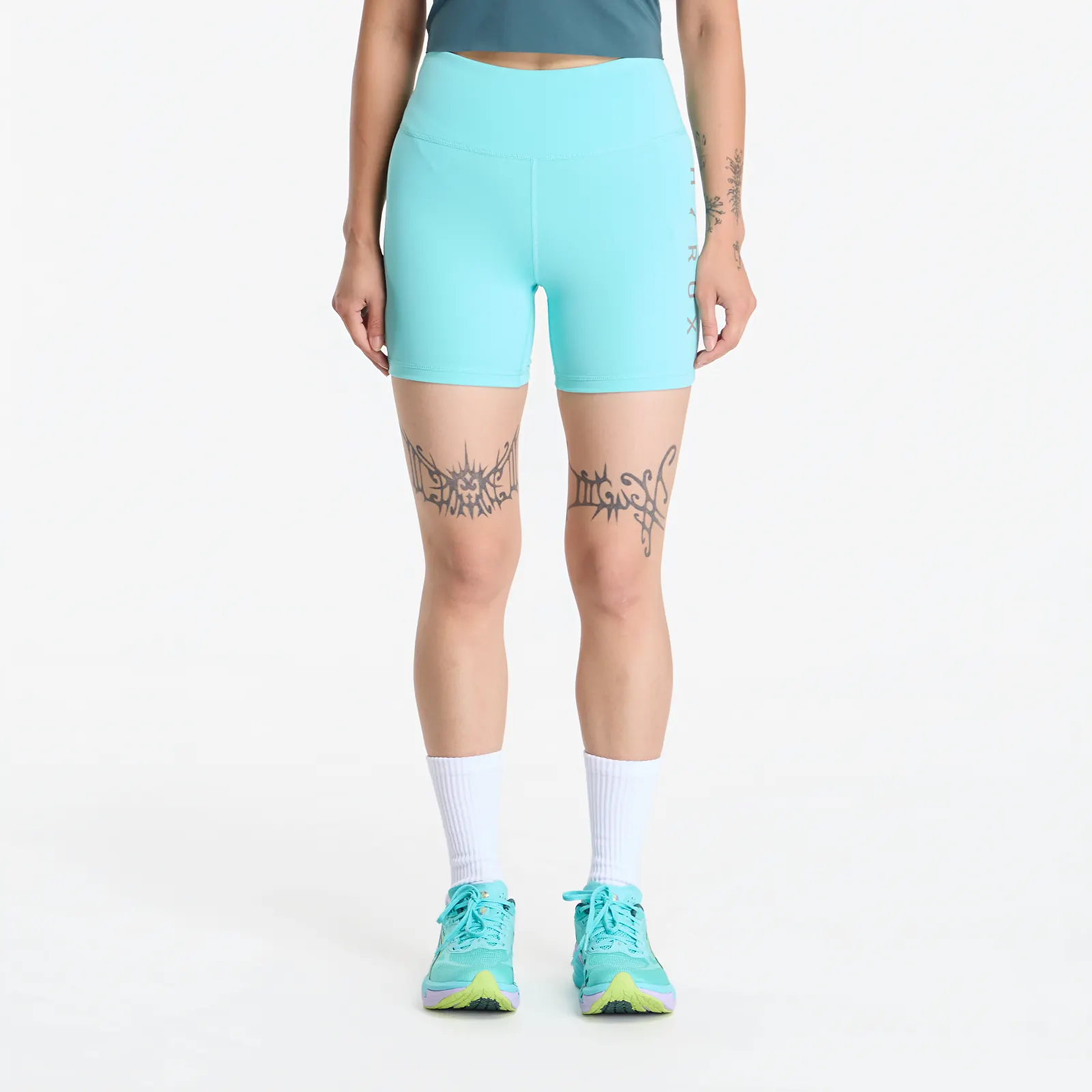 Leggings für Frauen Puma X Hyrox Ess Short Tight Intense Mint