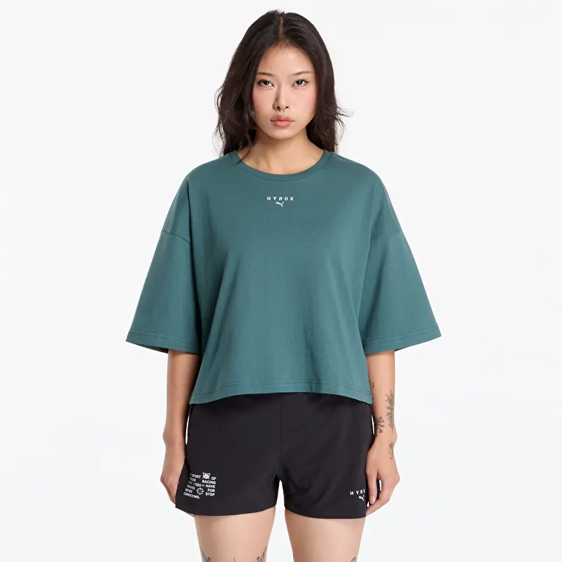 T-shirt Puma X Hyrox Cropped Lifestyle Tee Herb Garden